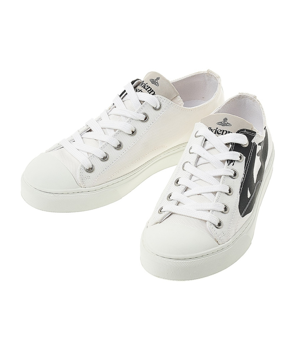 Vivienne Westwood Lace-up Low-top Sneakers In White