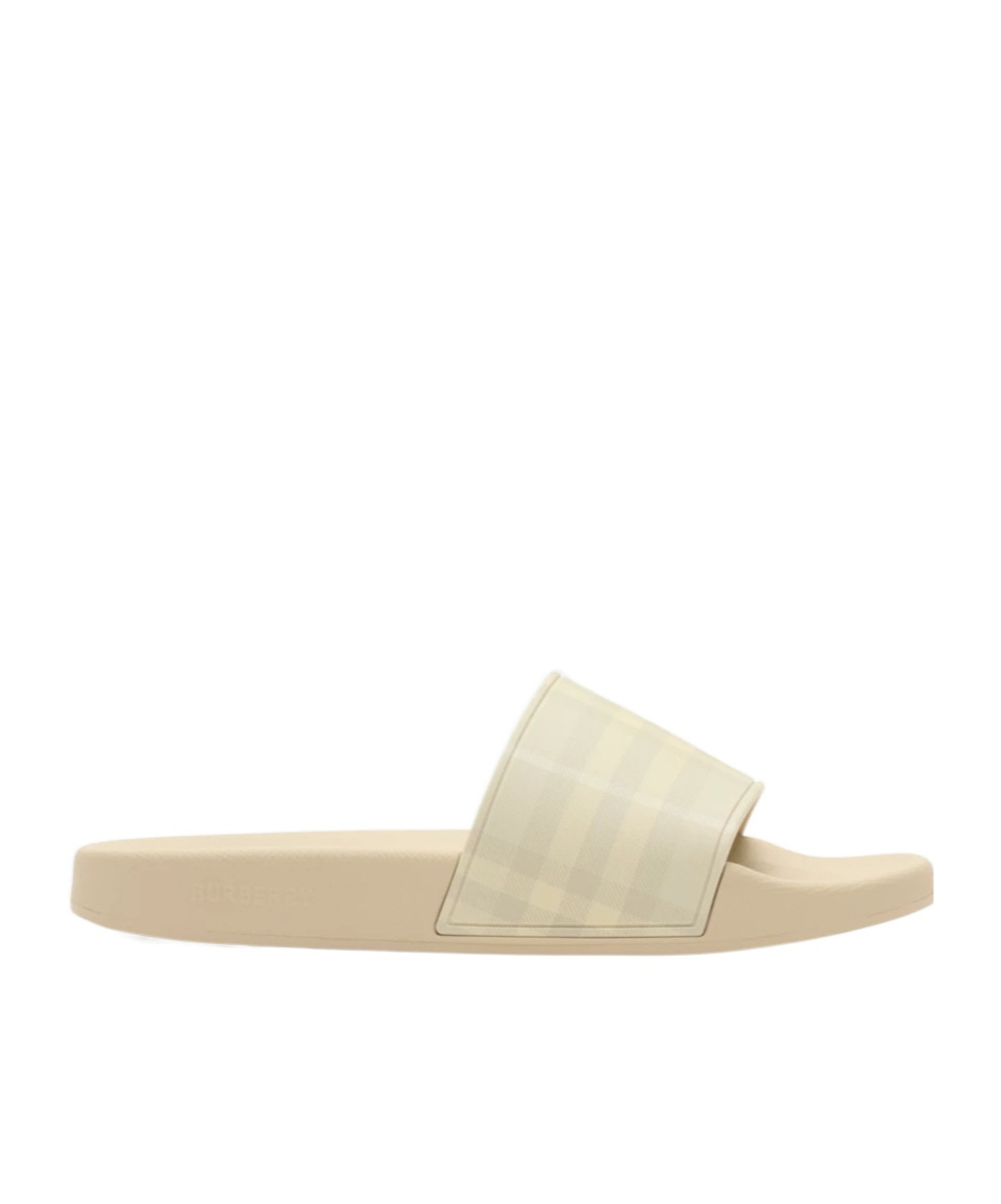 Burberry Furley Large Check Sandals In Multi
