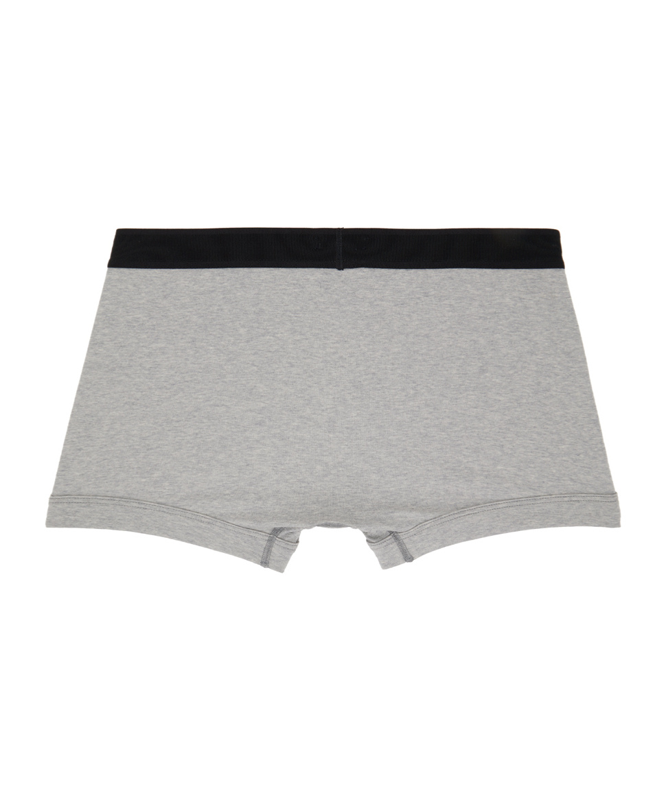 Tom Ford Gray Cotton Boxer Briefs In Gray