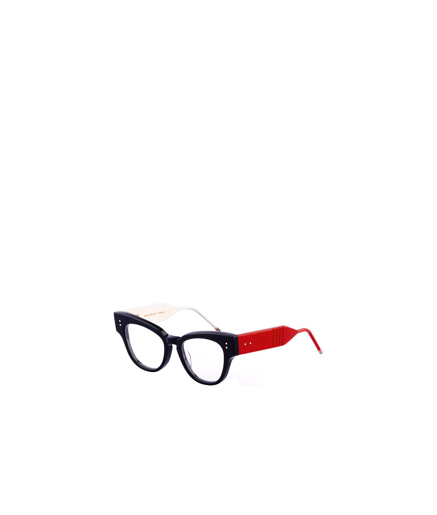 Thom Browne Logo Flat Mirror In Black