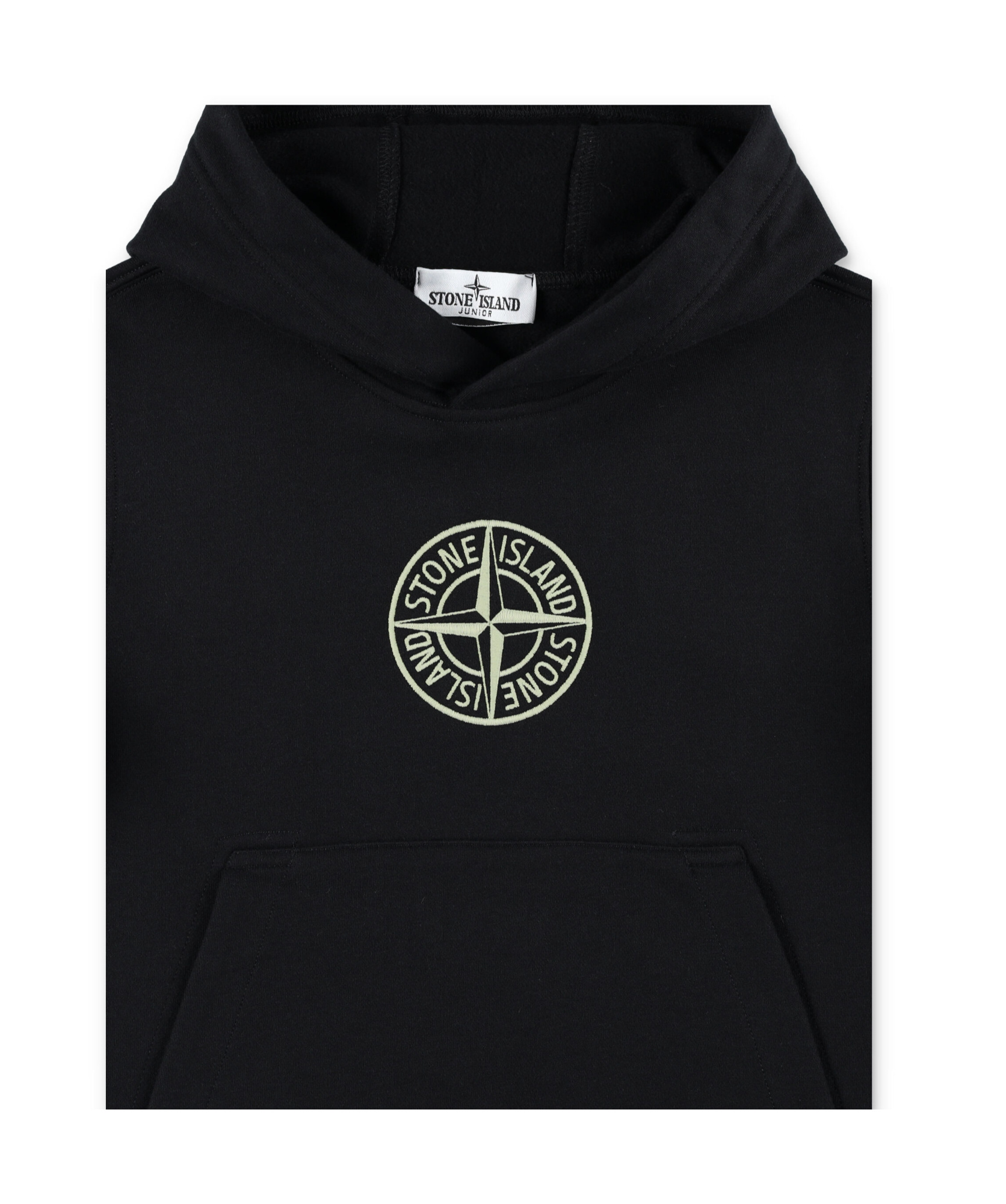 Stone Island Long-sleeved Sweater In Black