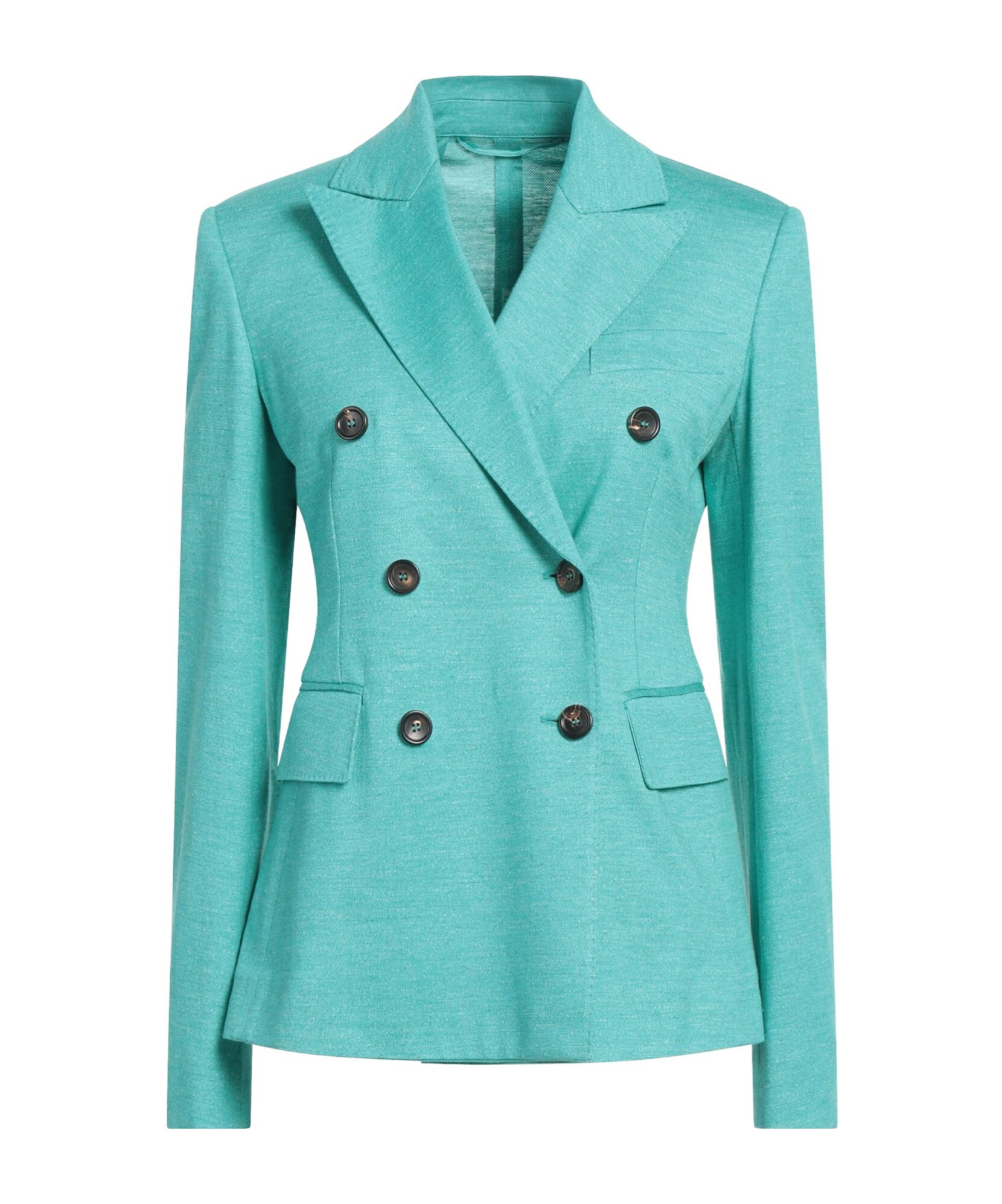 Max Mara Double-breasted Blazer In Blue