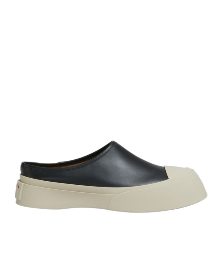 Marni Black Pablo Sabot Slip-on Loafers In Black