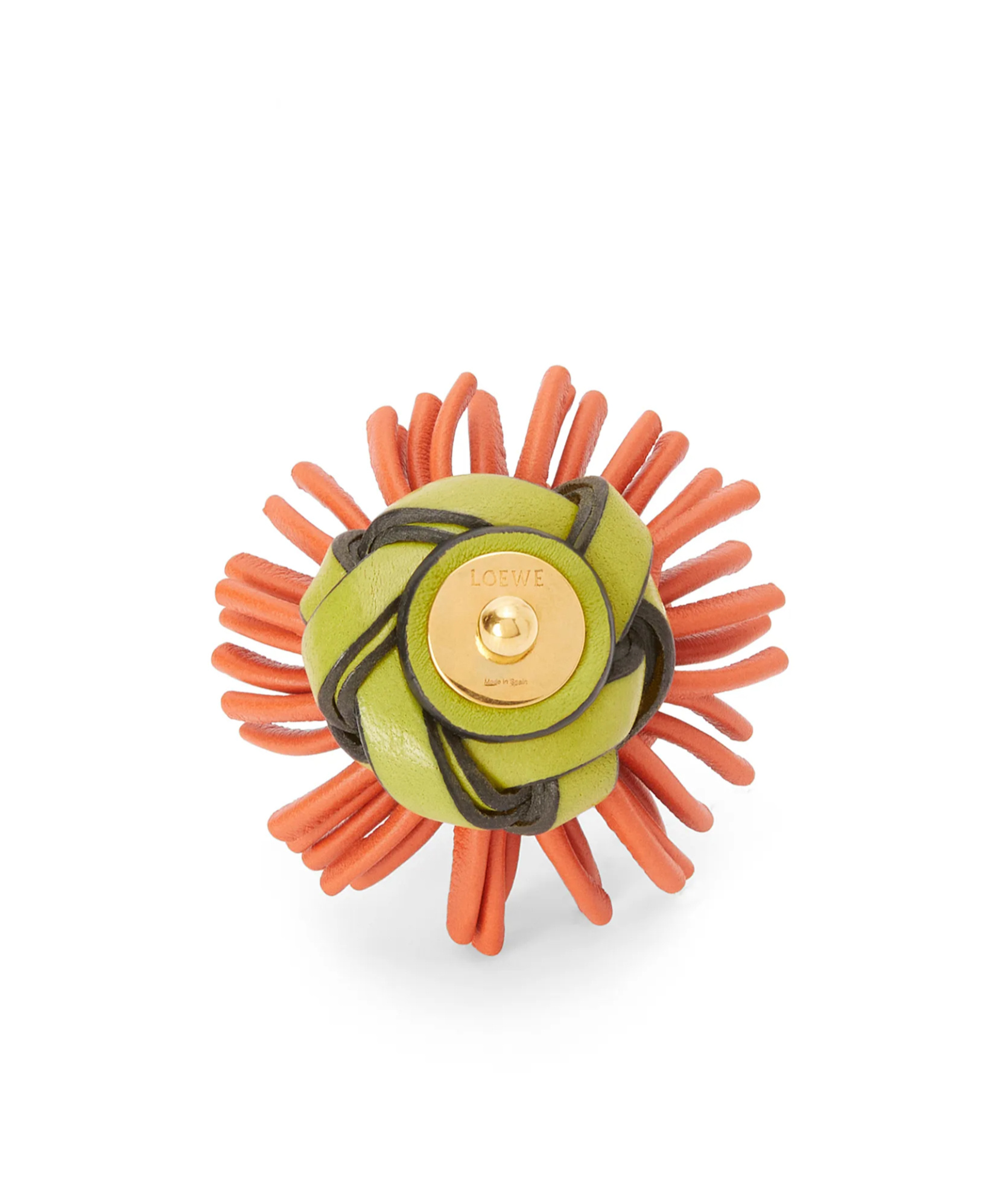 Loewe Cactus Stud Flower In Classic Calfskin