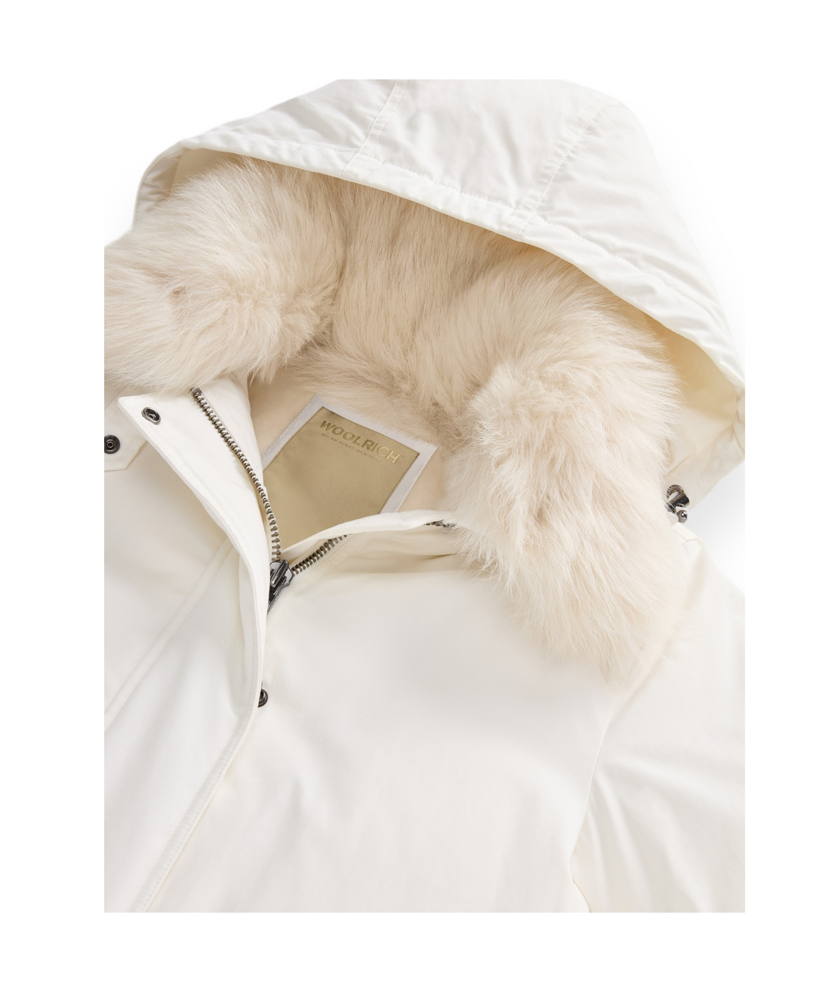 Woolrich Arctic Technical Fabric Parka In White