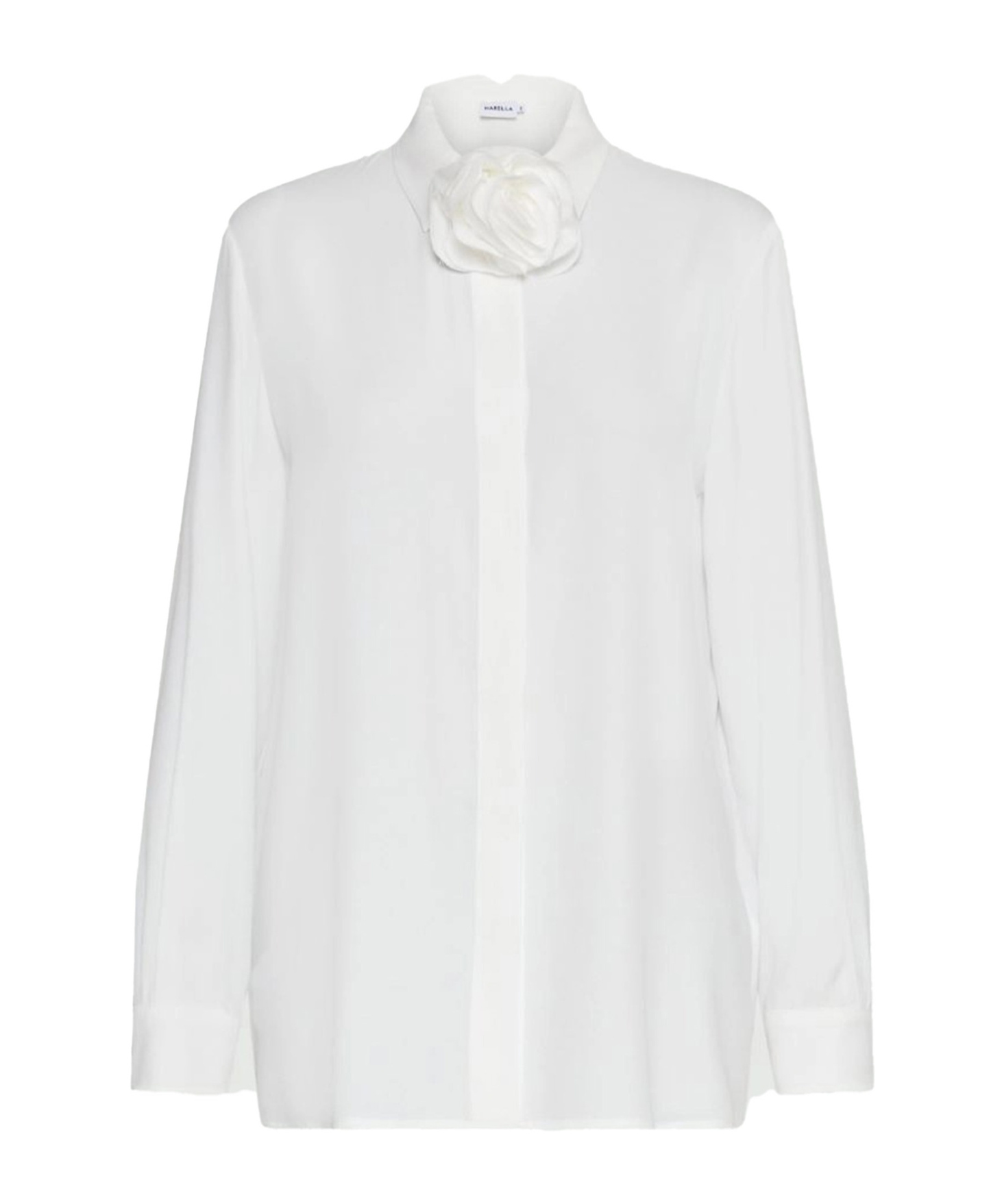 Shop Marella Long Sleeve Shirt In White