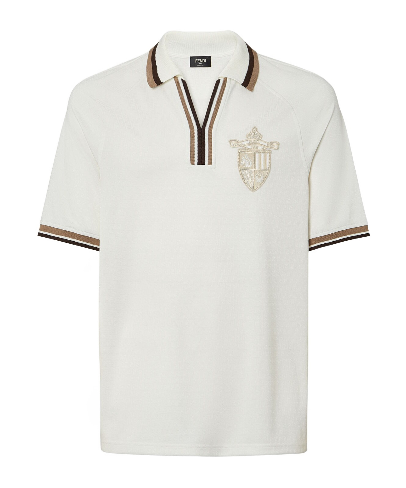 Fendi Cotton T-shirt In White