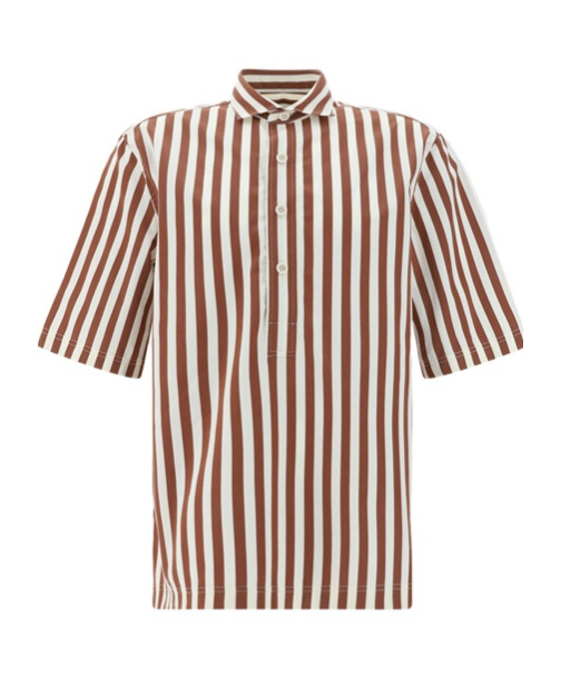 Lardini Shirts In Brown