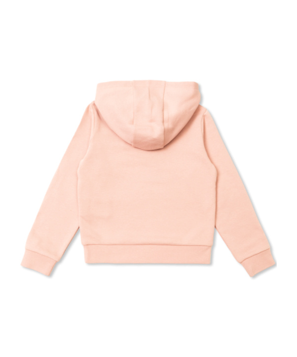 Moncler Logo-print Cotton Hoodie In Pink