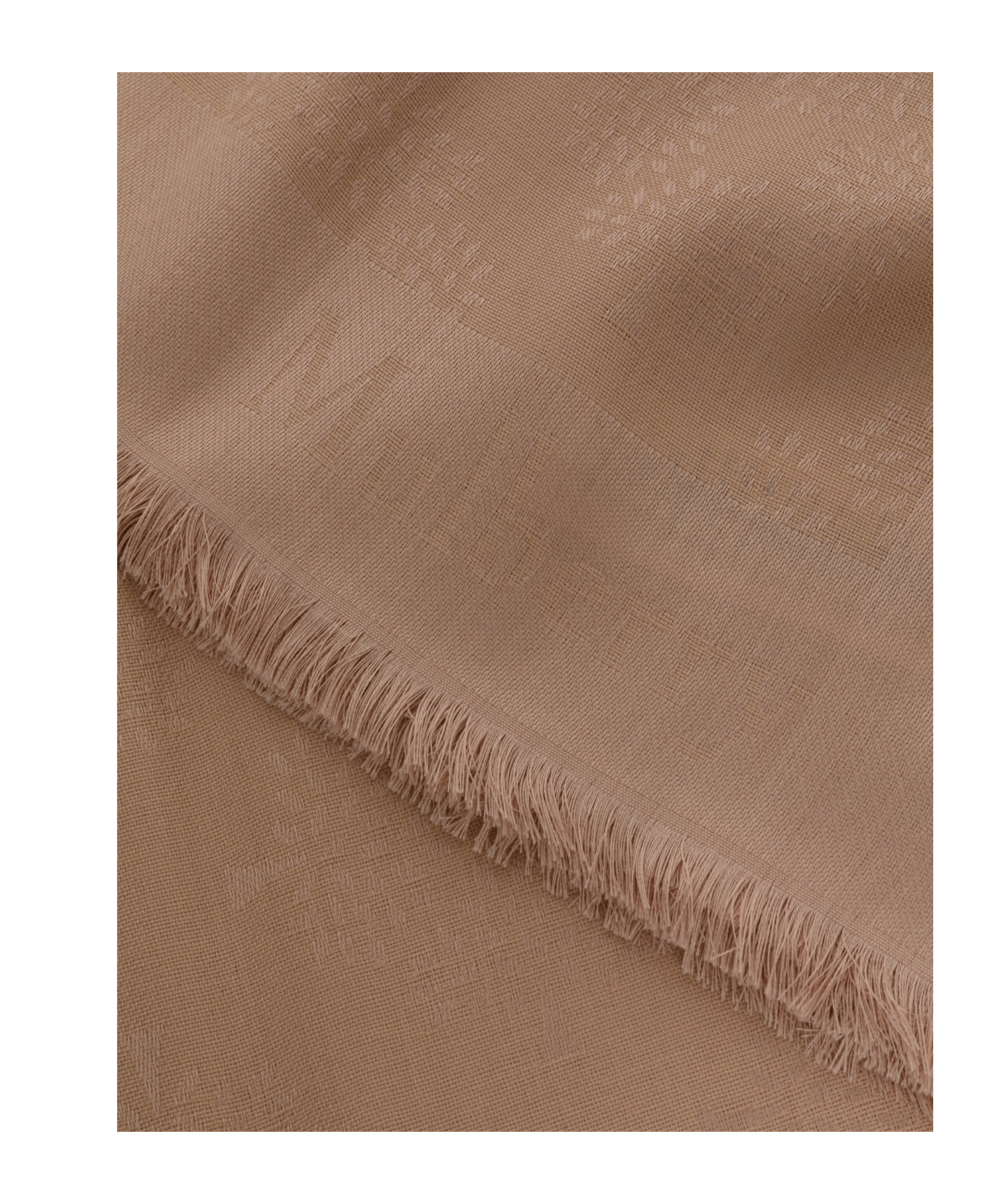 Mulberry Tree Square Monogram-pattern Scarf In Nude