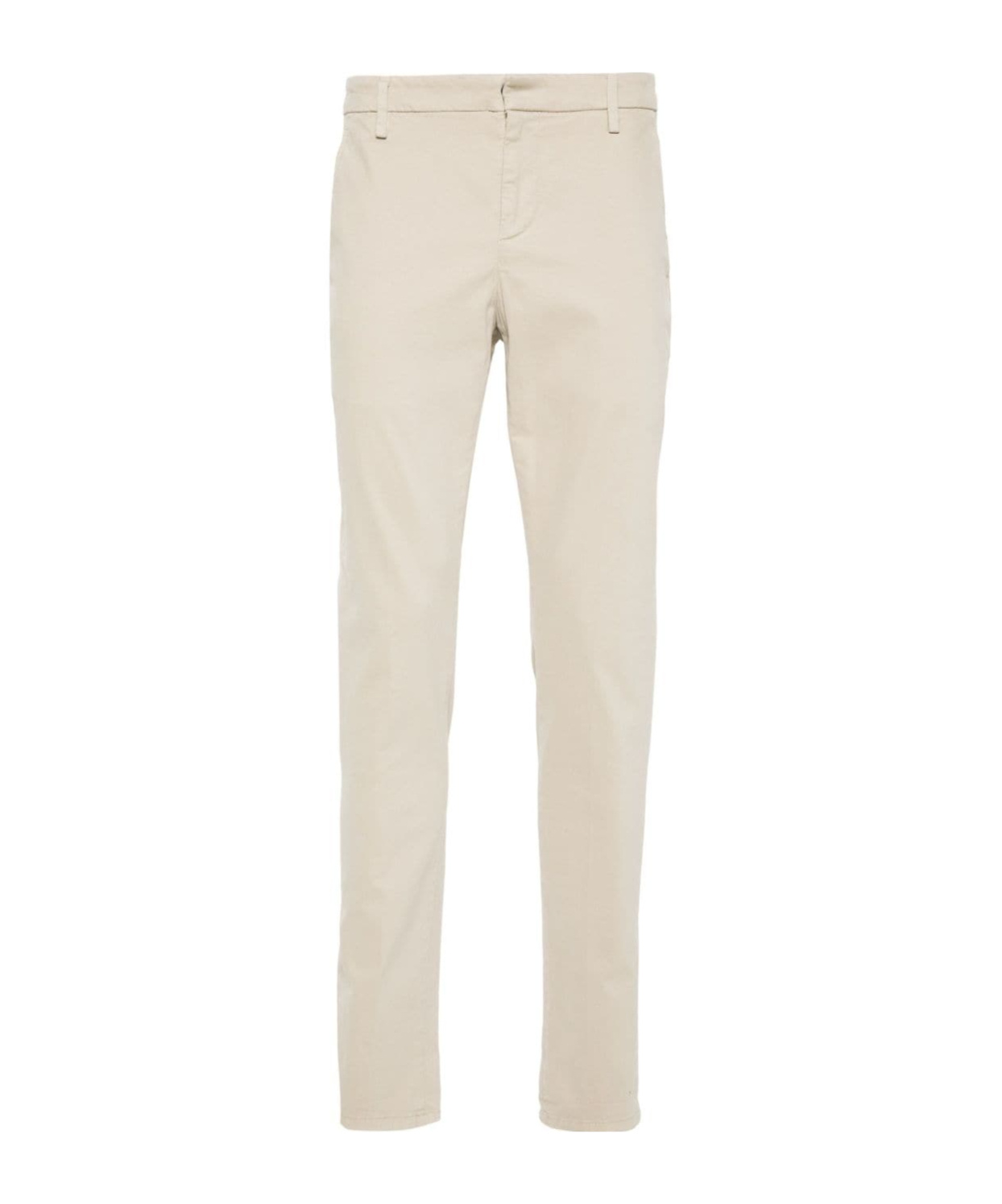 Dondup Gaubert Low-waist Slim-fit Trousers In Nude