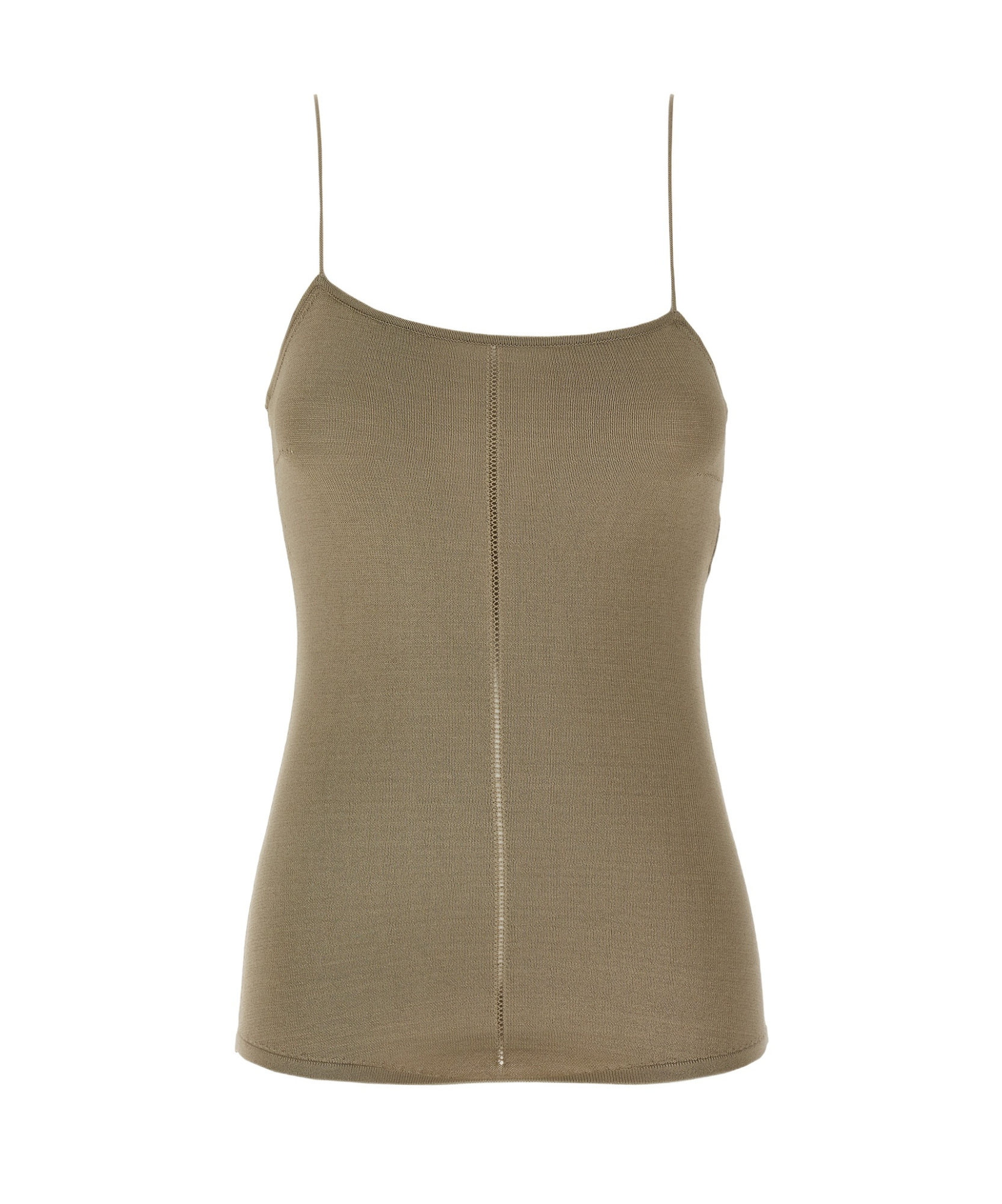 Lemaire Openwork Top Tops Beige In Gray