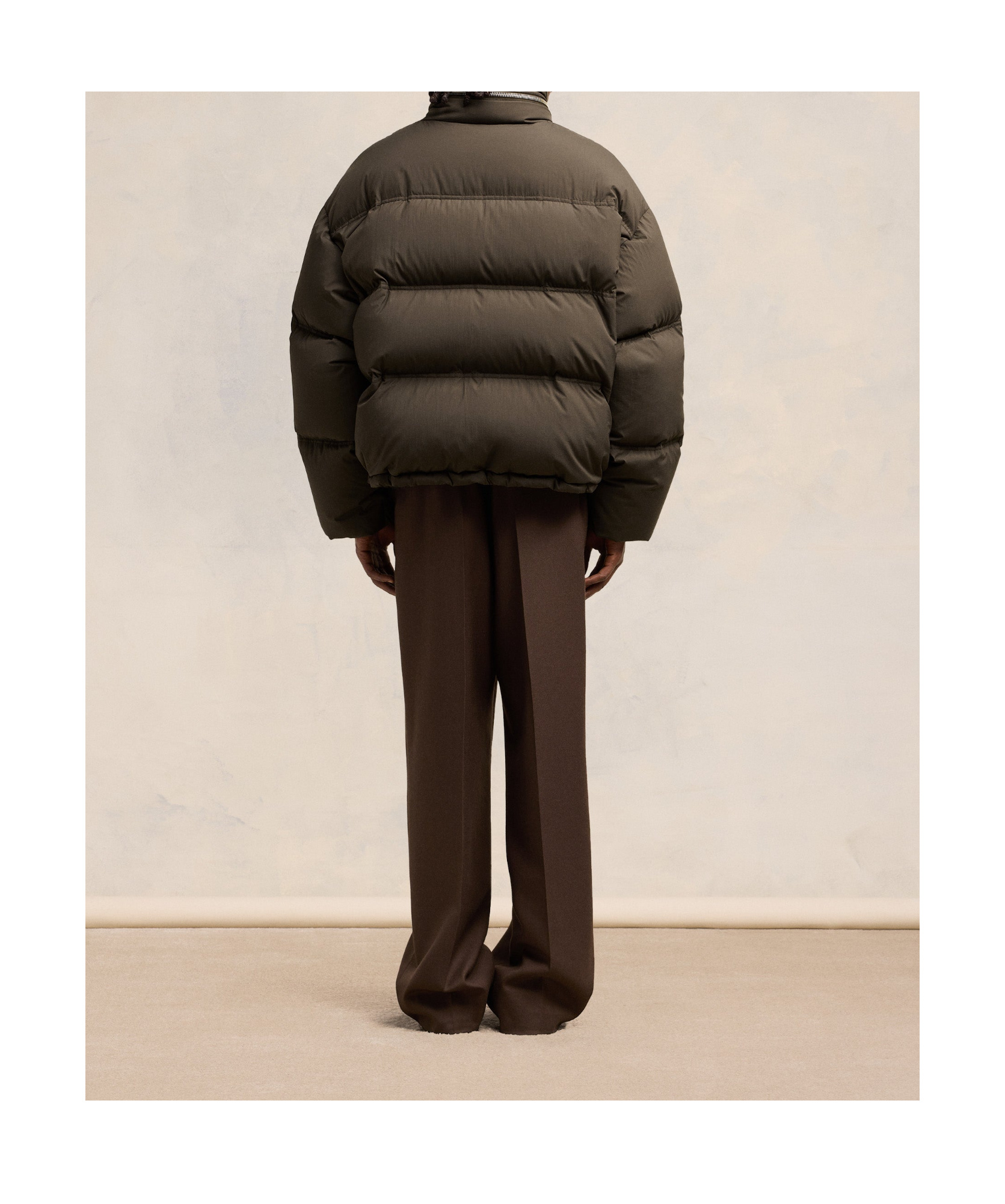 Ami Alexandre Mattiussi Ami De Coeur Down Puffer Jacket In Black