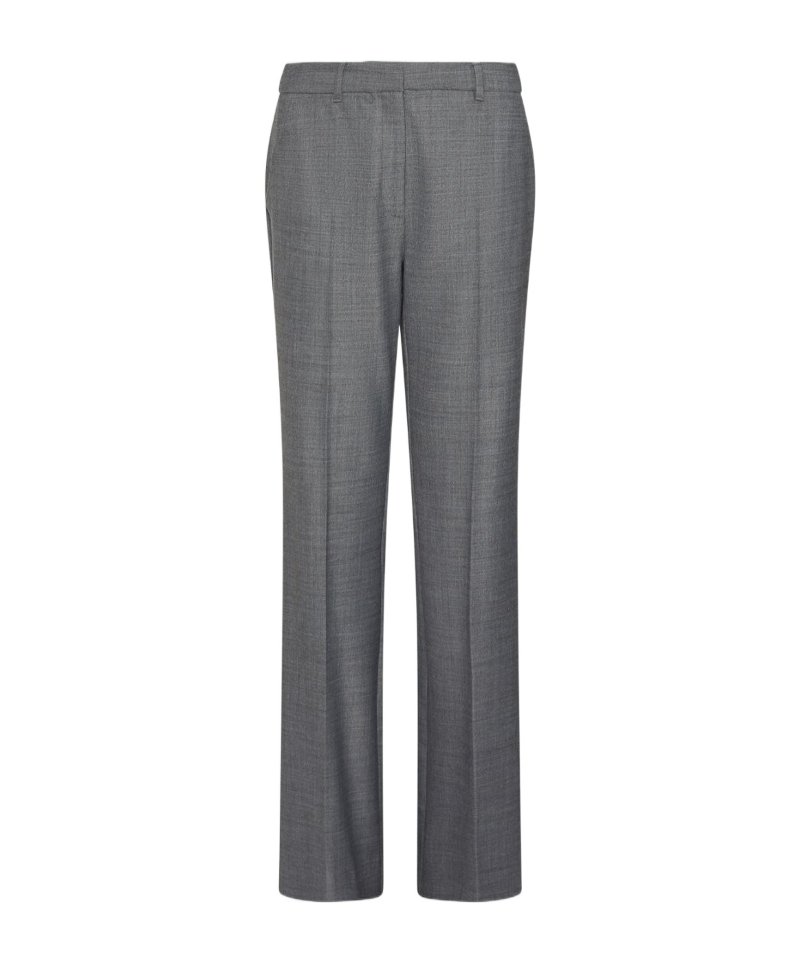 Marella Flared Stretch Wool-blend Trousers In Black