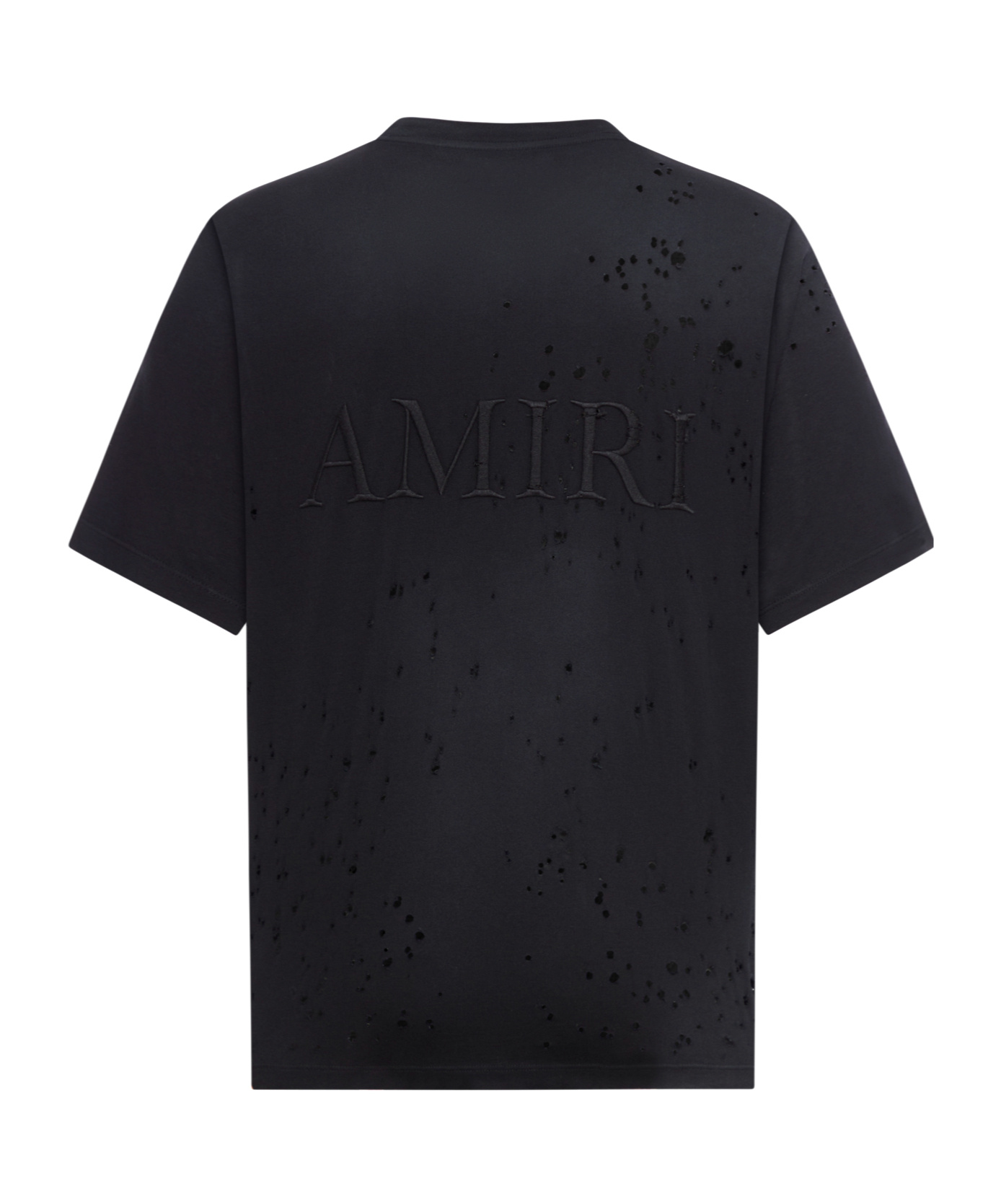 Amiri 'shotgun' Crew Neck T-shirt In Black