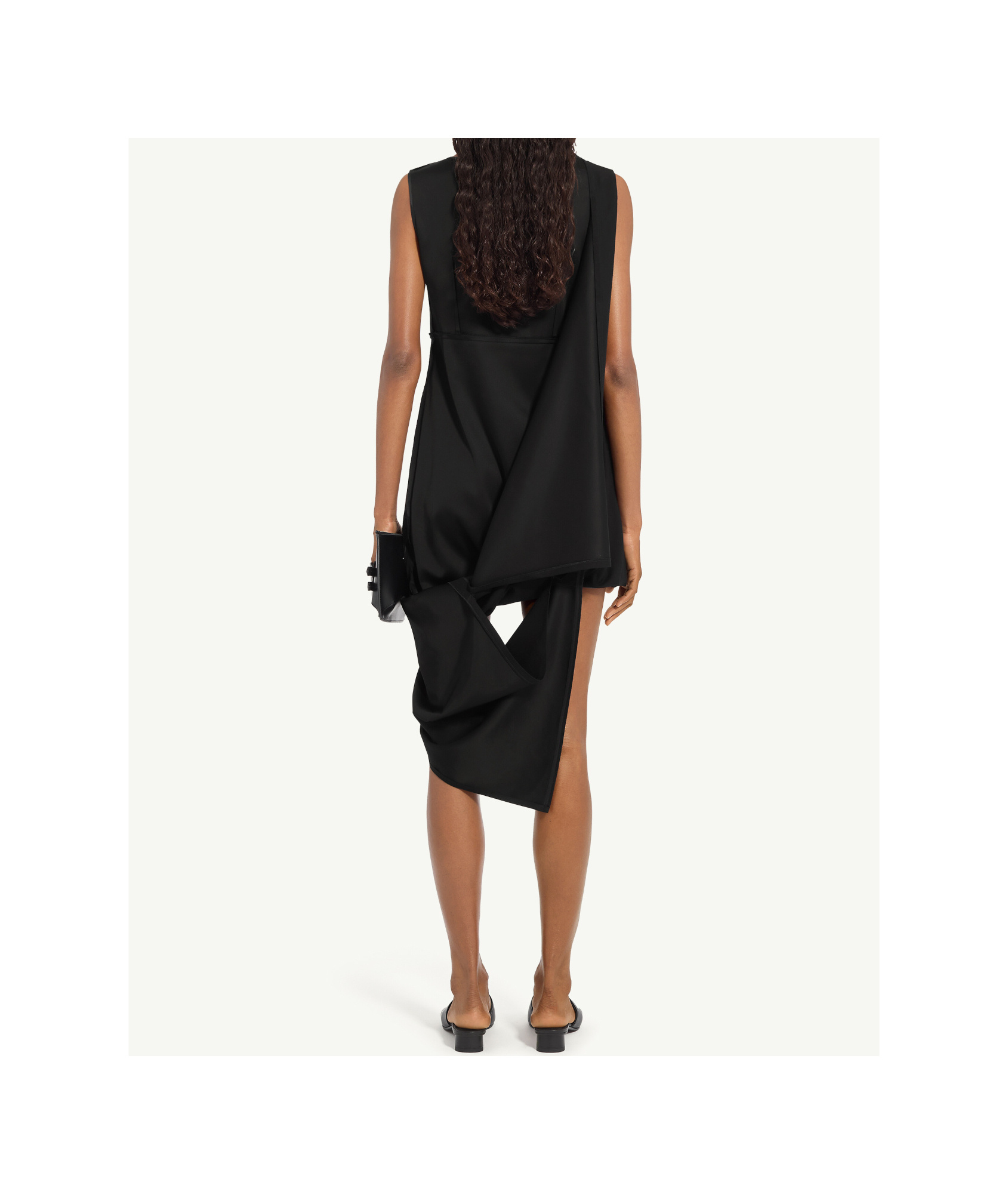 Mm6 Maison Margiela Longline Dress In Black