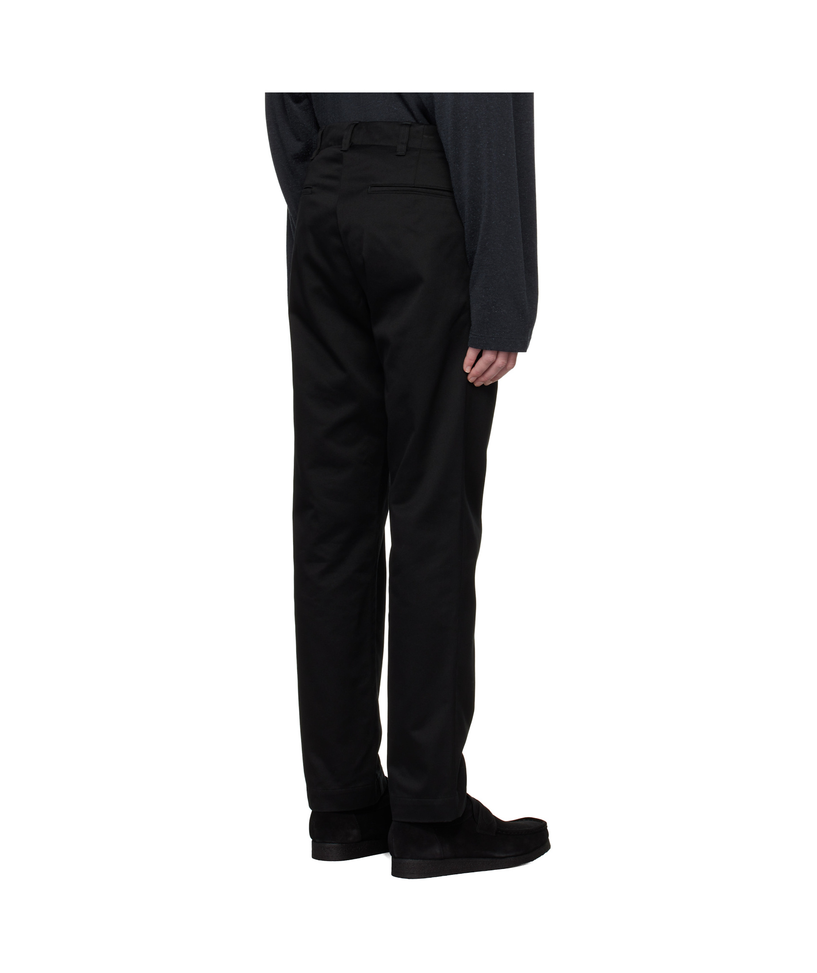 Nanamica Black Straight Chino Trousers In Black