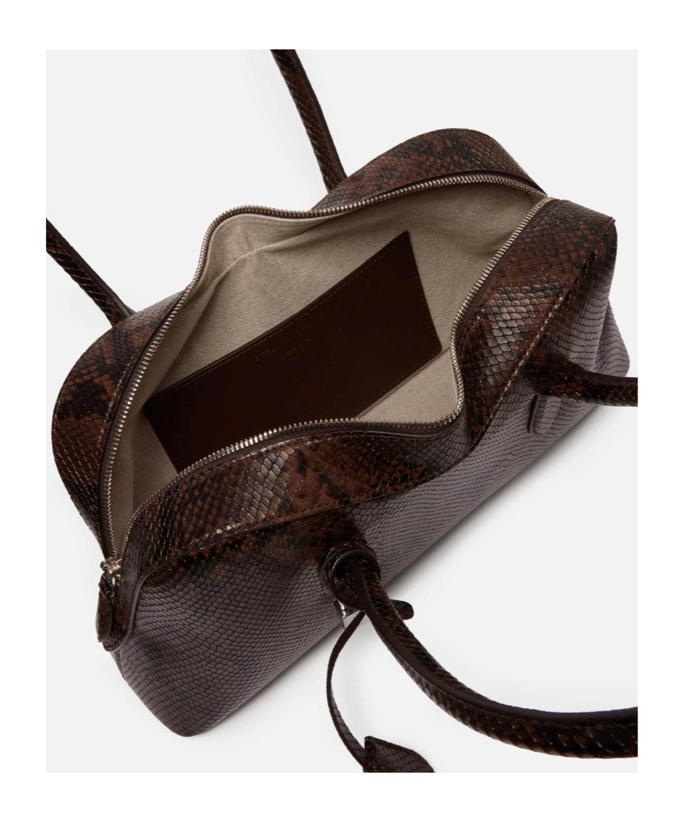 Stella Mccartney Medium Ryder Padlock Shoulder Bag In Brown