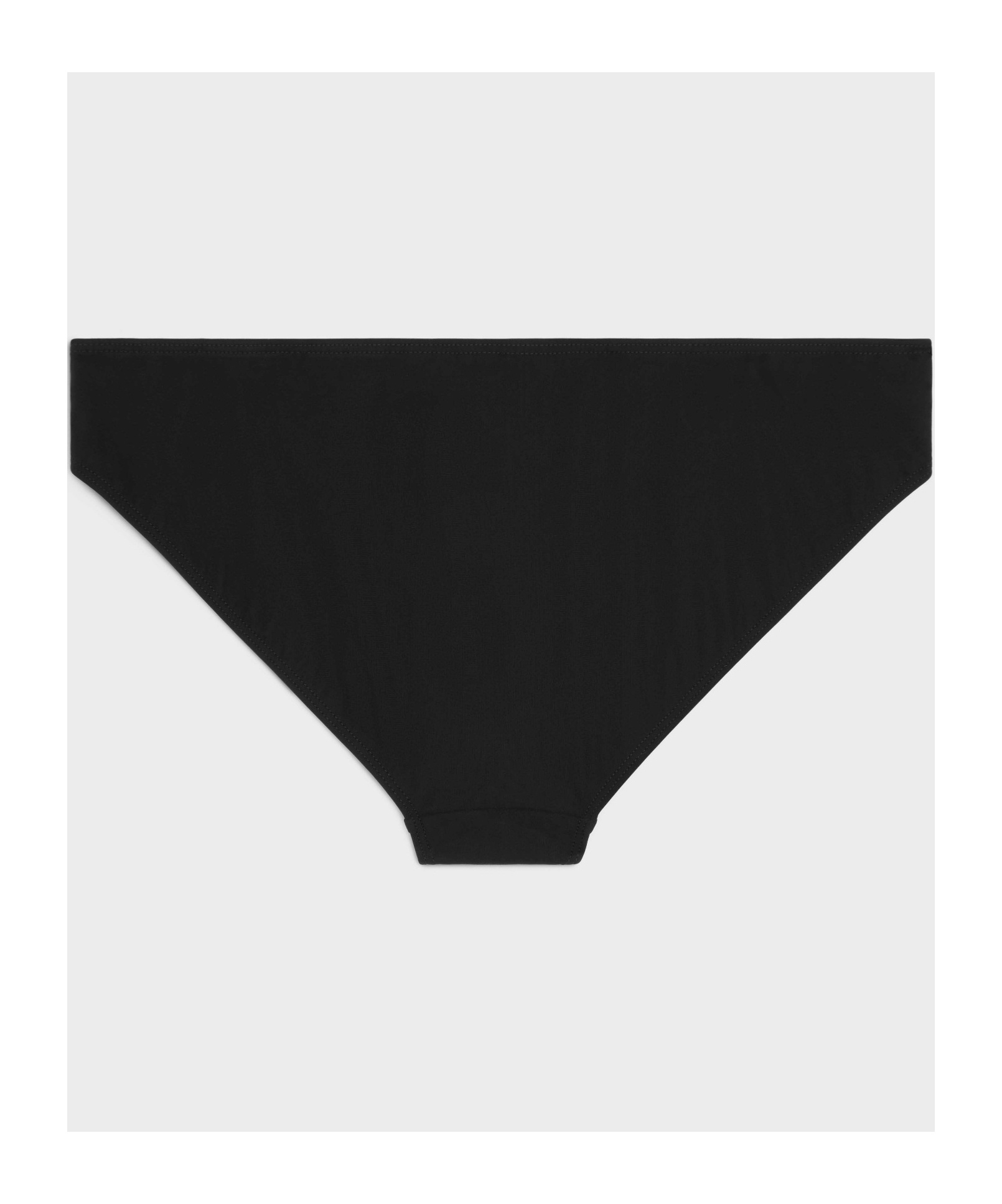 Celine Women Triomphe Swimsuit Bottom In Matte Jersey In Black