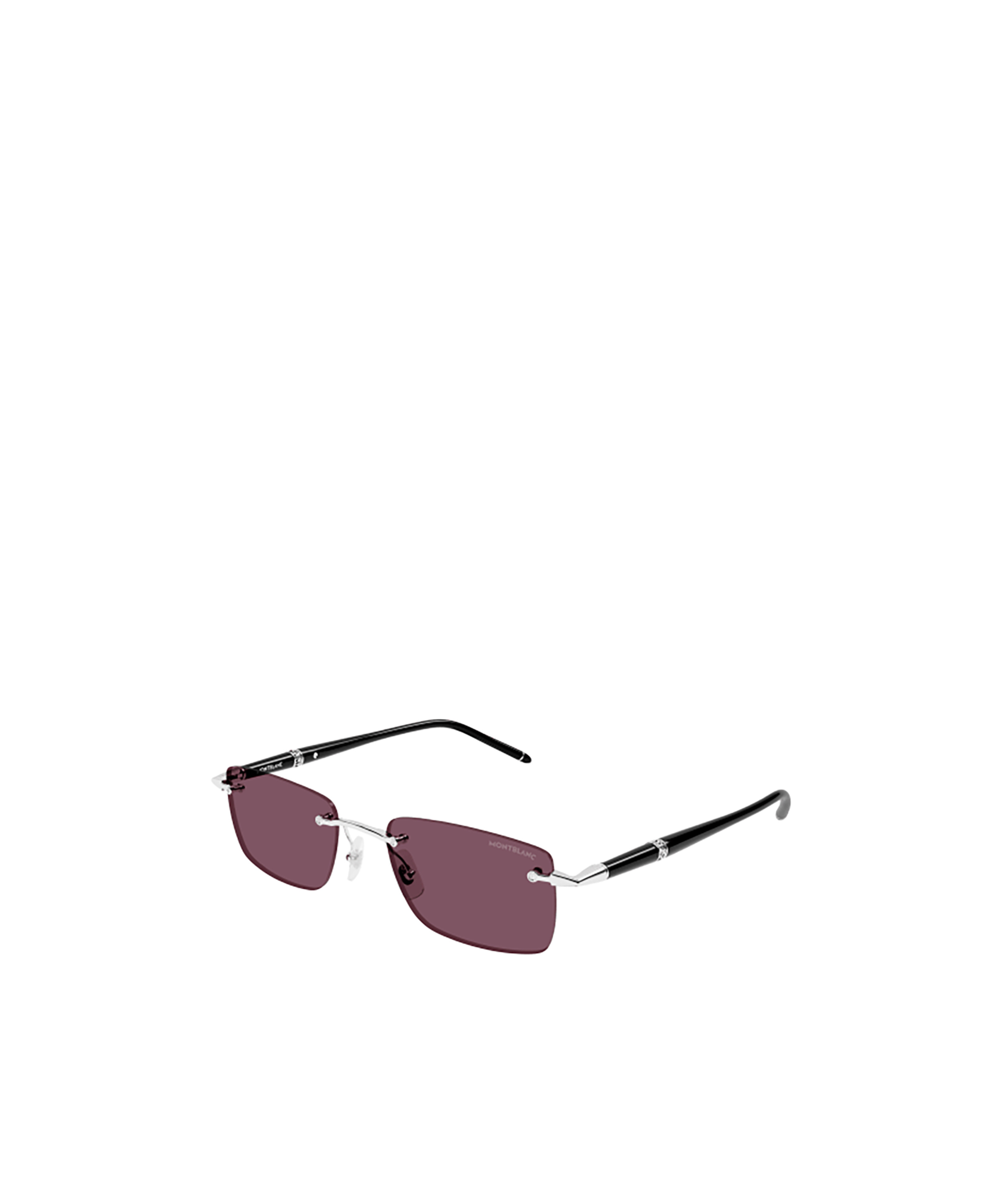 Montblanc Rectangle-frame Sunglasses In Purple