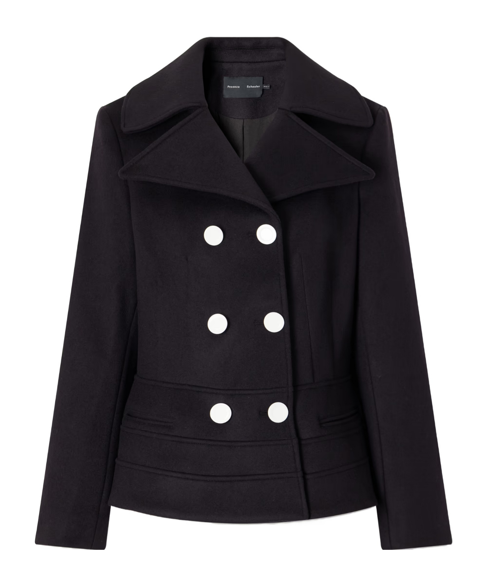 Proenza Schouler Wool-blend Jacket In Black