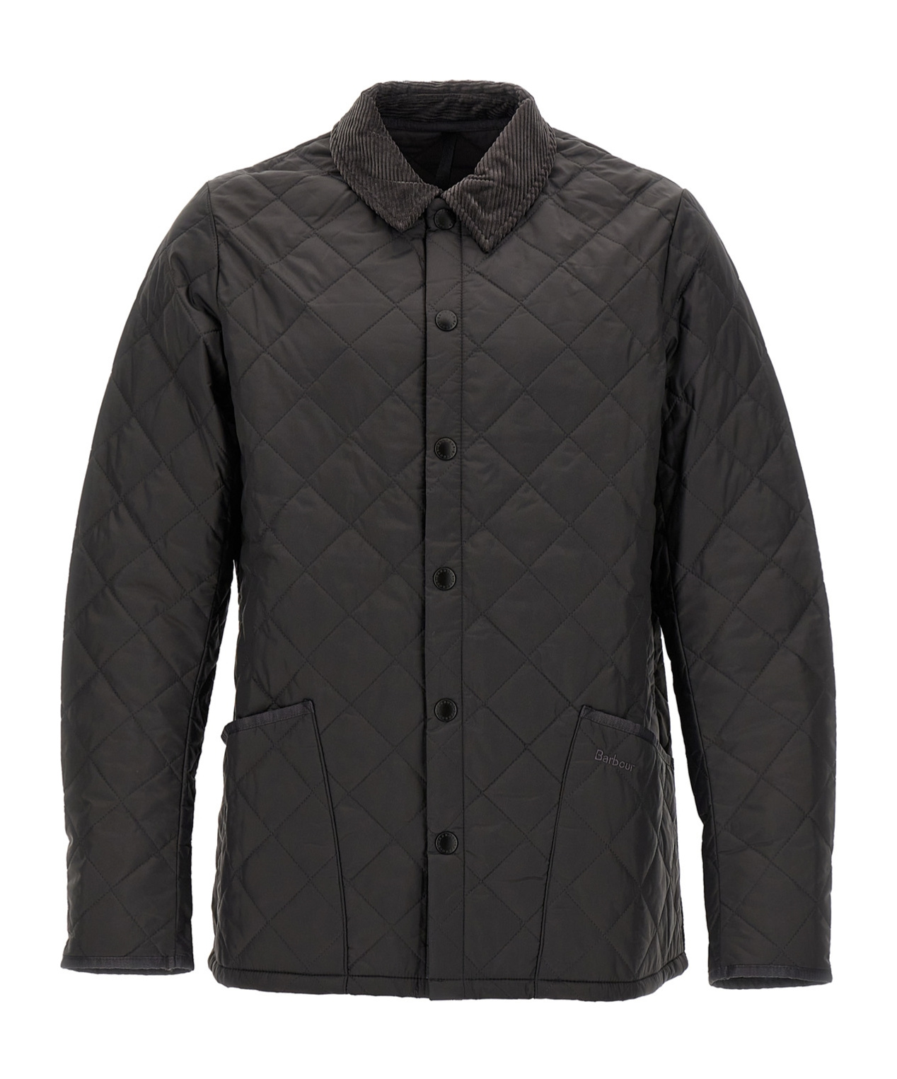 Barbour Heritage Quilted Jacket In Black