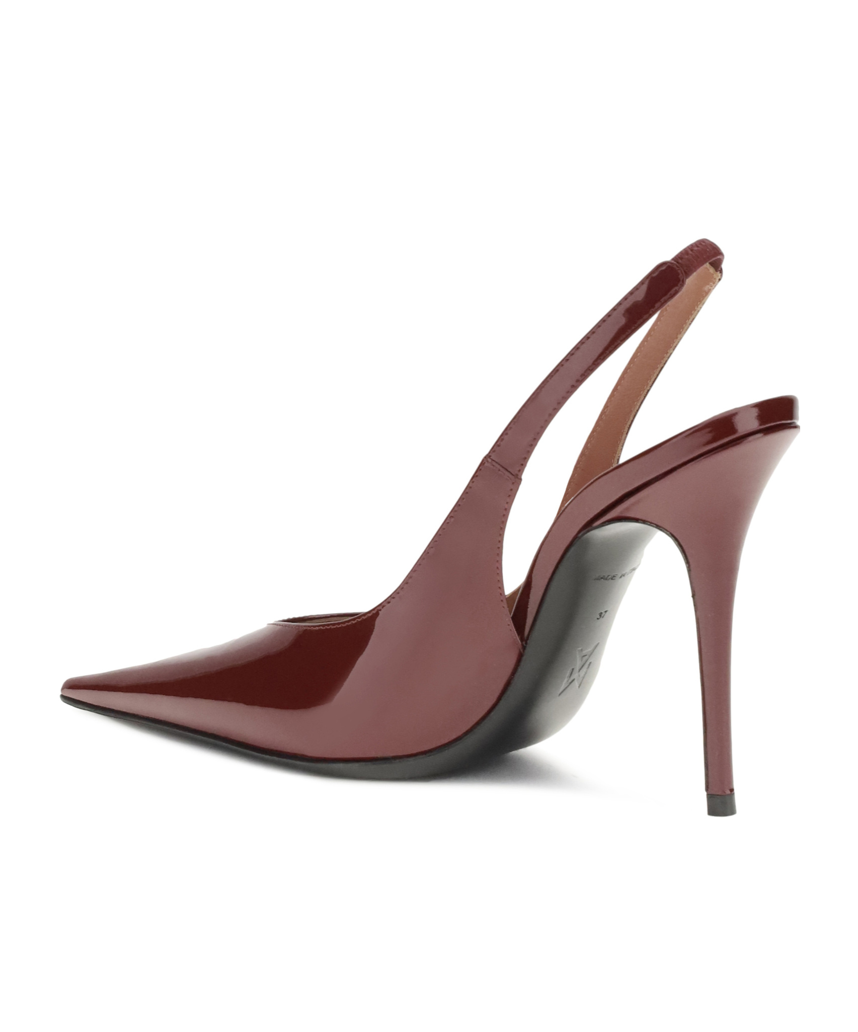 Amina Muaddi Anok Pumps In Burgundy