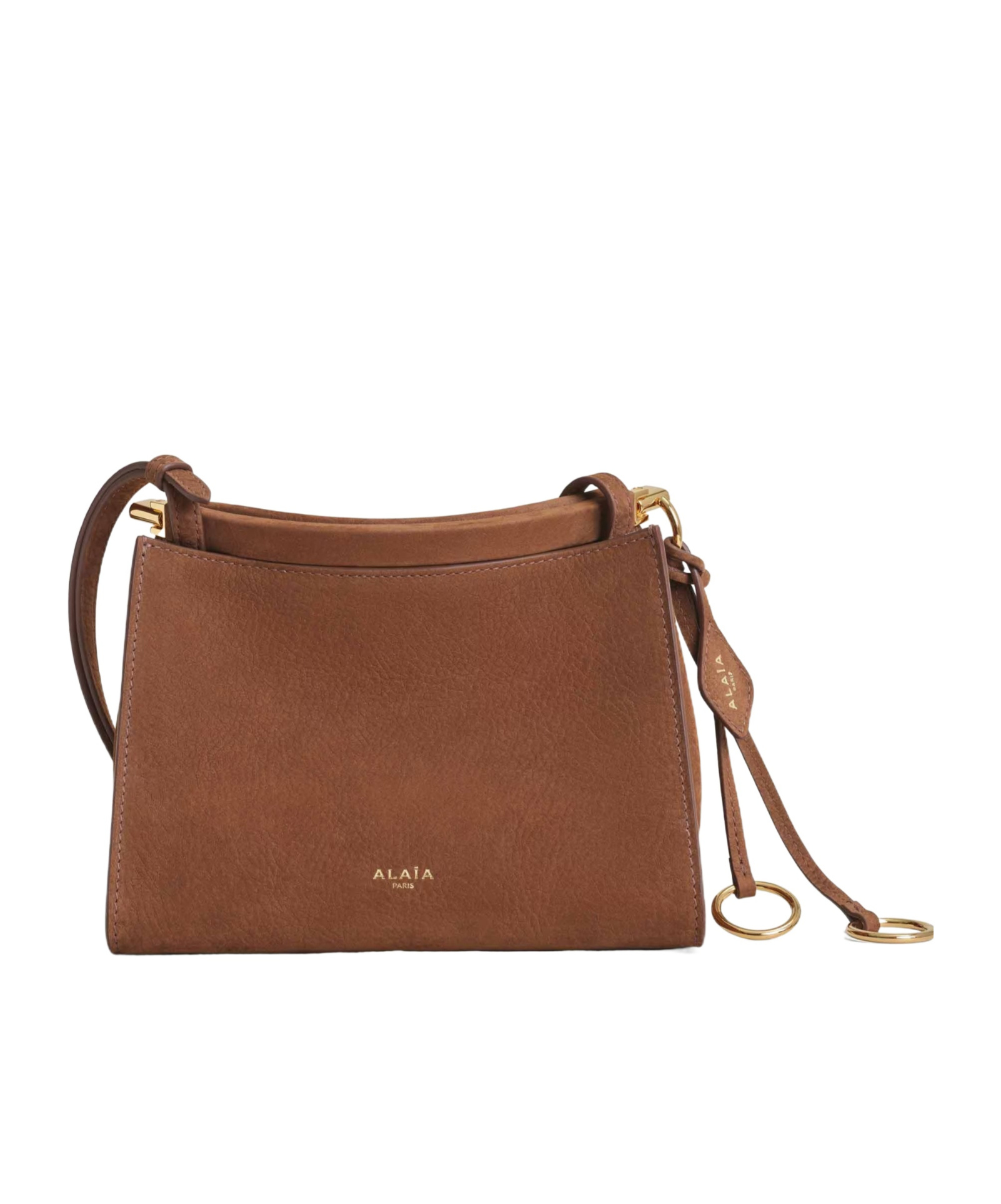 Alaïa Le Click Small Square Bag In Nubuck