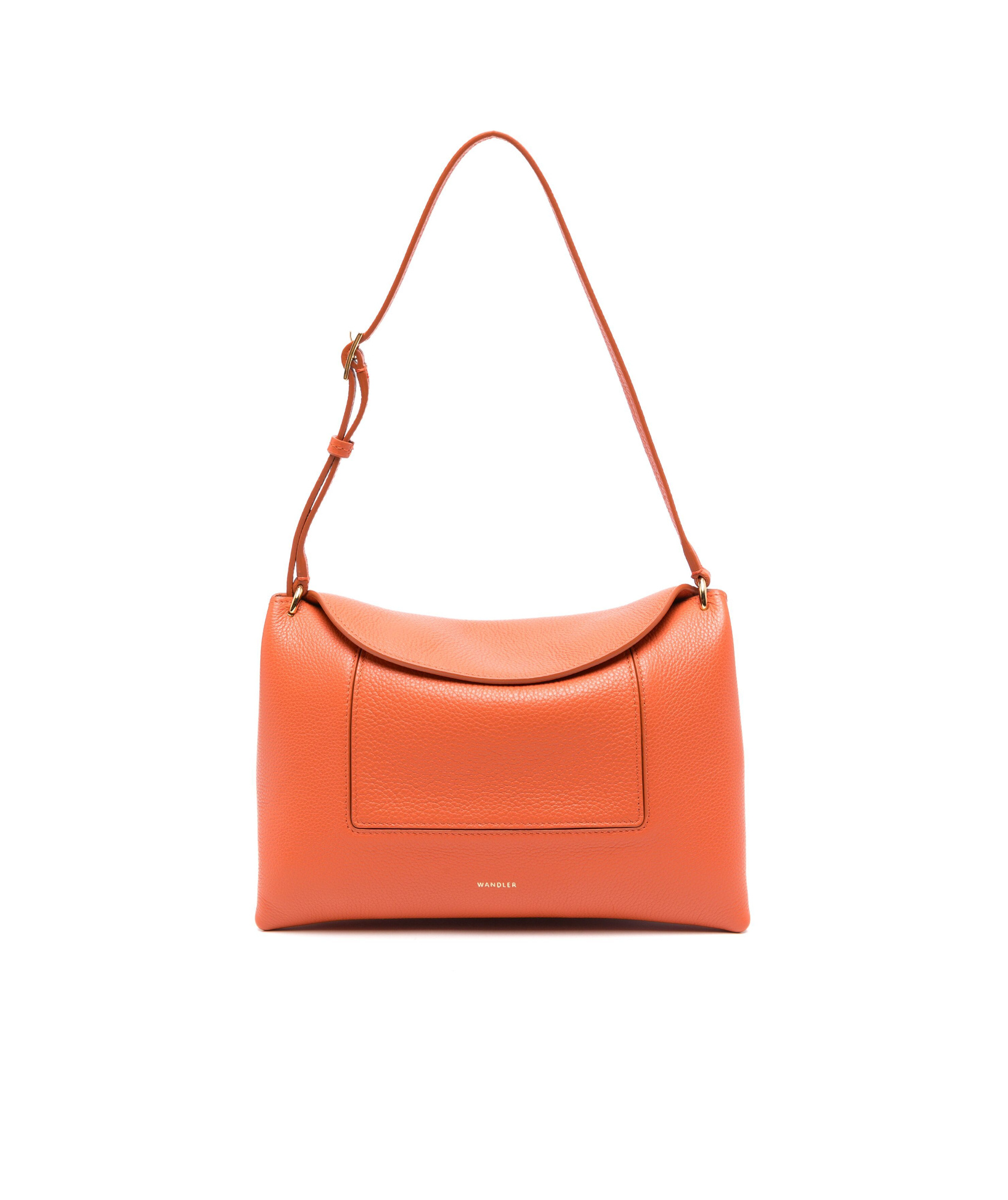 Shop Wandler Penelope Shoulder Bag In Orange