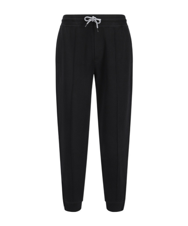 Brunello Cucinelli Drawstring-waist Track Pants In Black