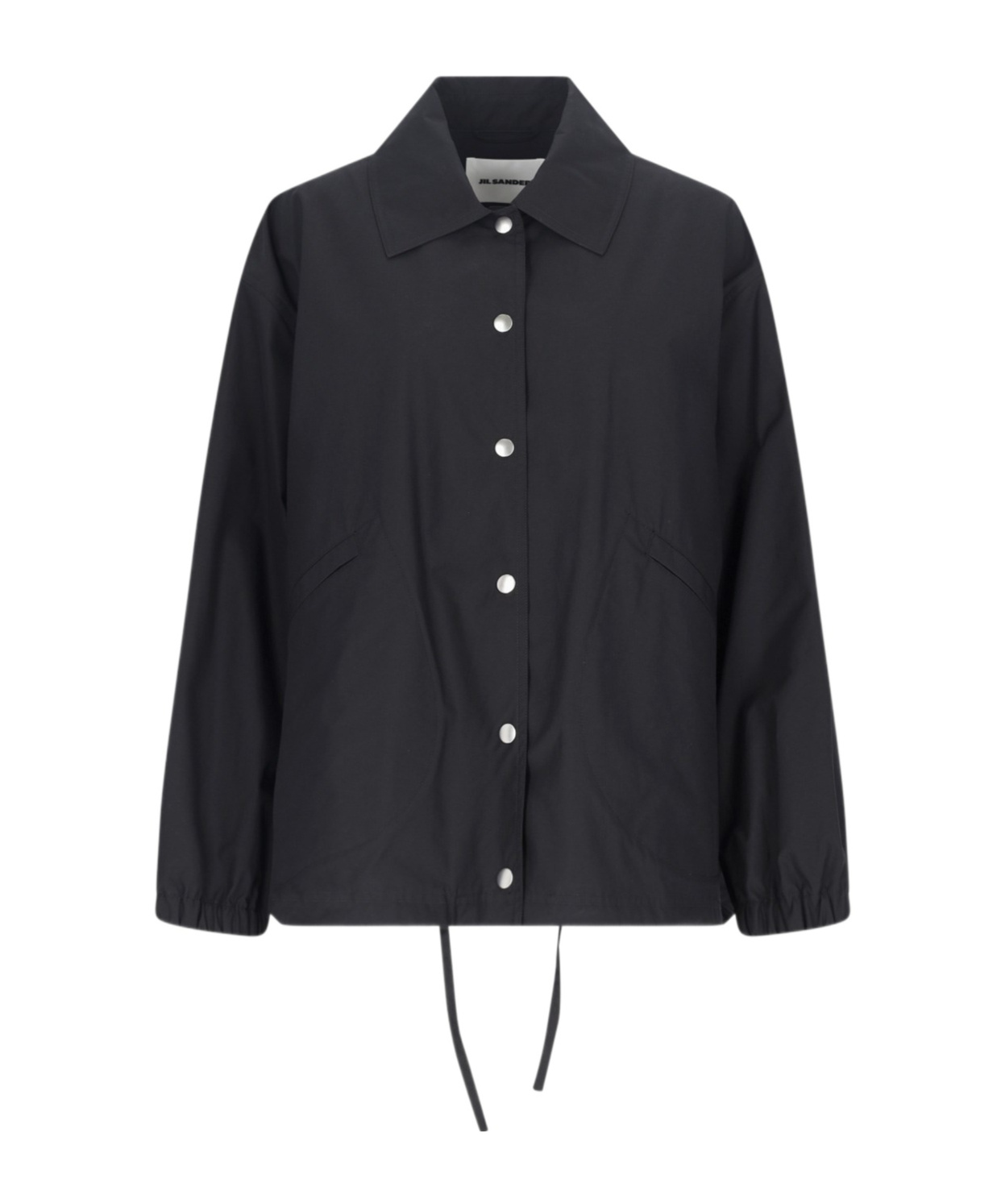 Jil Sander Giubbino In Cotone Nero Donna In Black