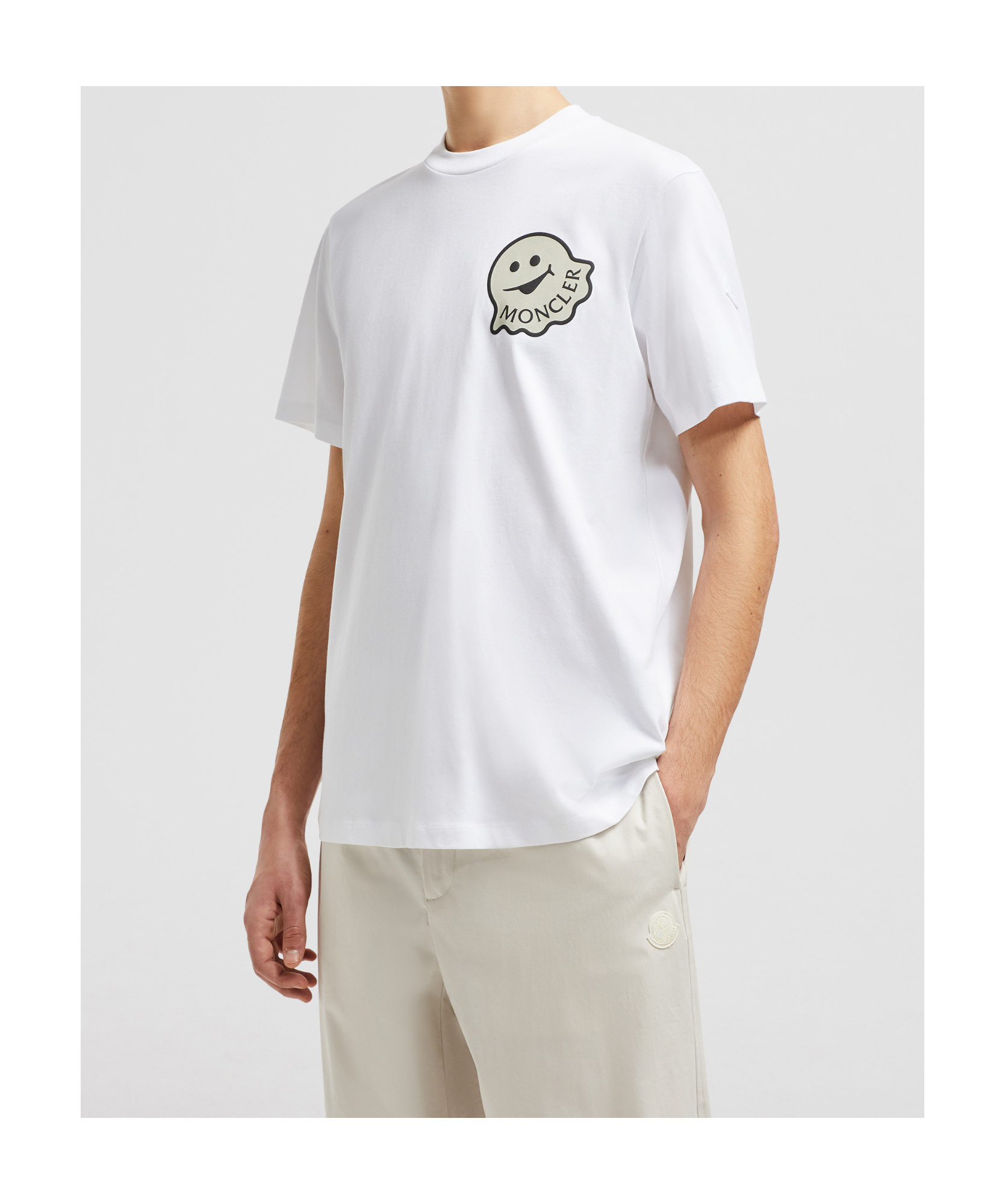 Moncler Short-sleeved T-shirt In White