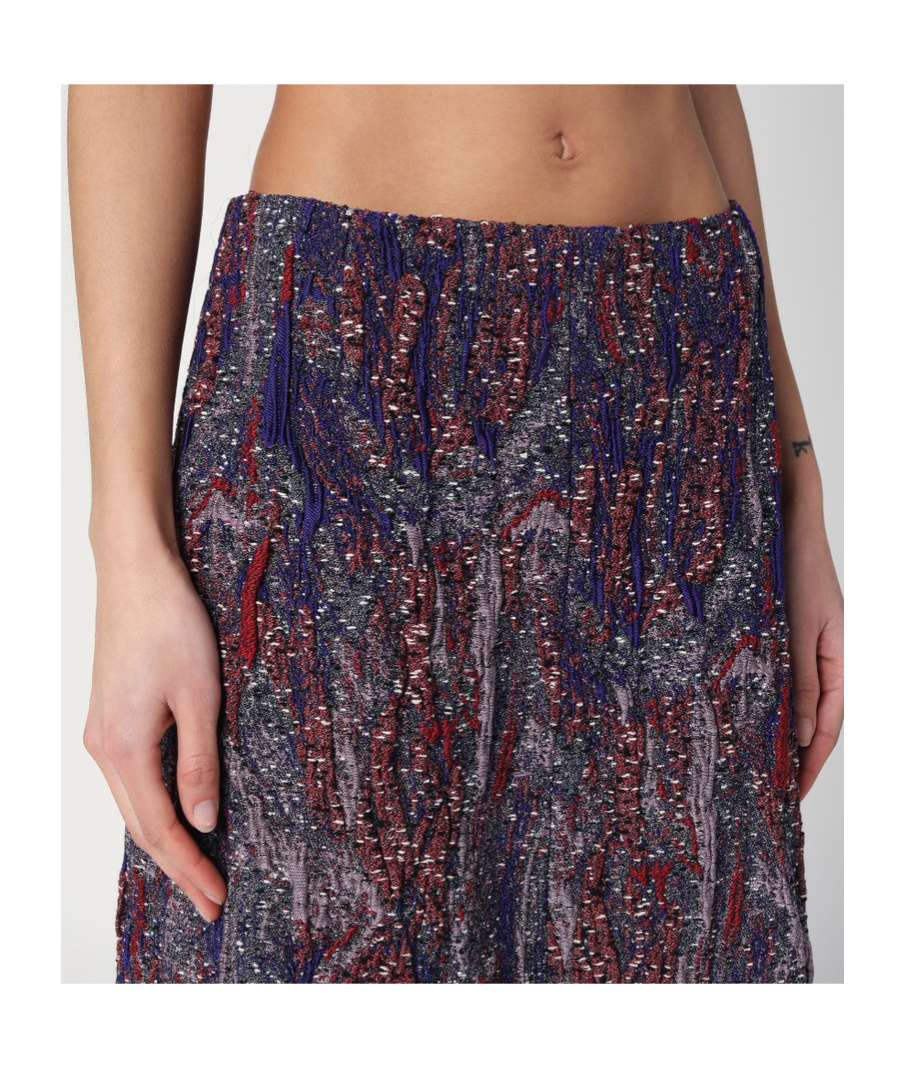 Shop Dries Van Noten Jacquard Skirt In Multi-color