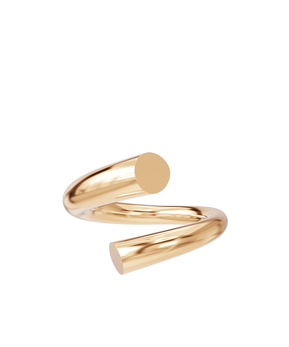 Charlotte Chesnais Open Ring In Yellow