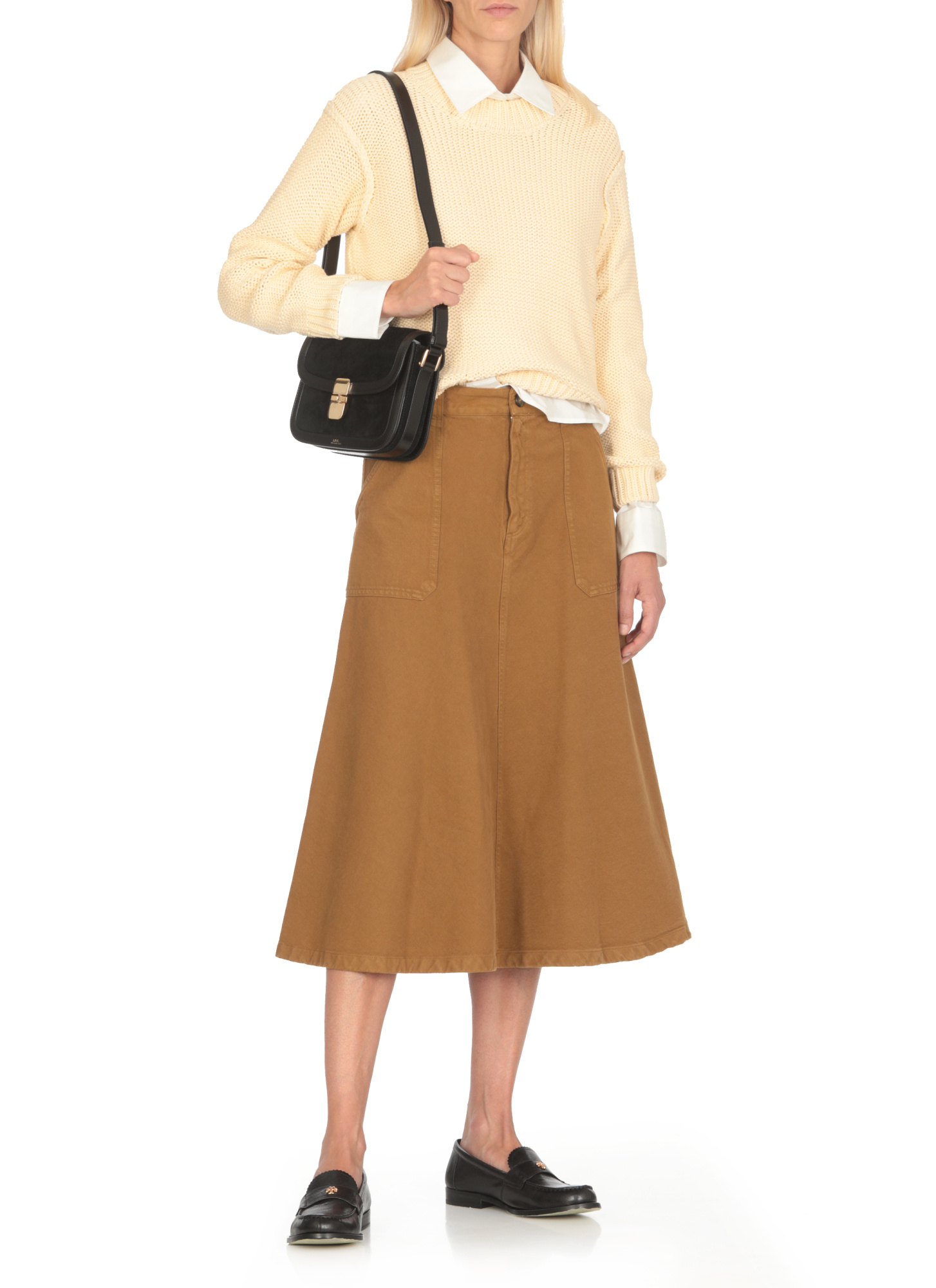 Apc A.p.c. Women Cotton-blend Sweater In Neutral