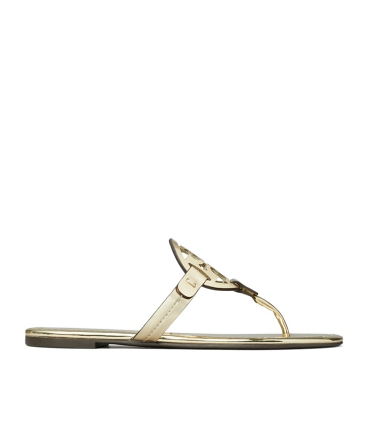 Shop Tory Burch Miller Sandals In Yellow