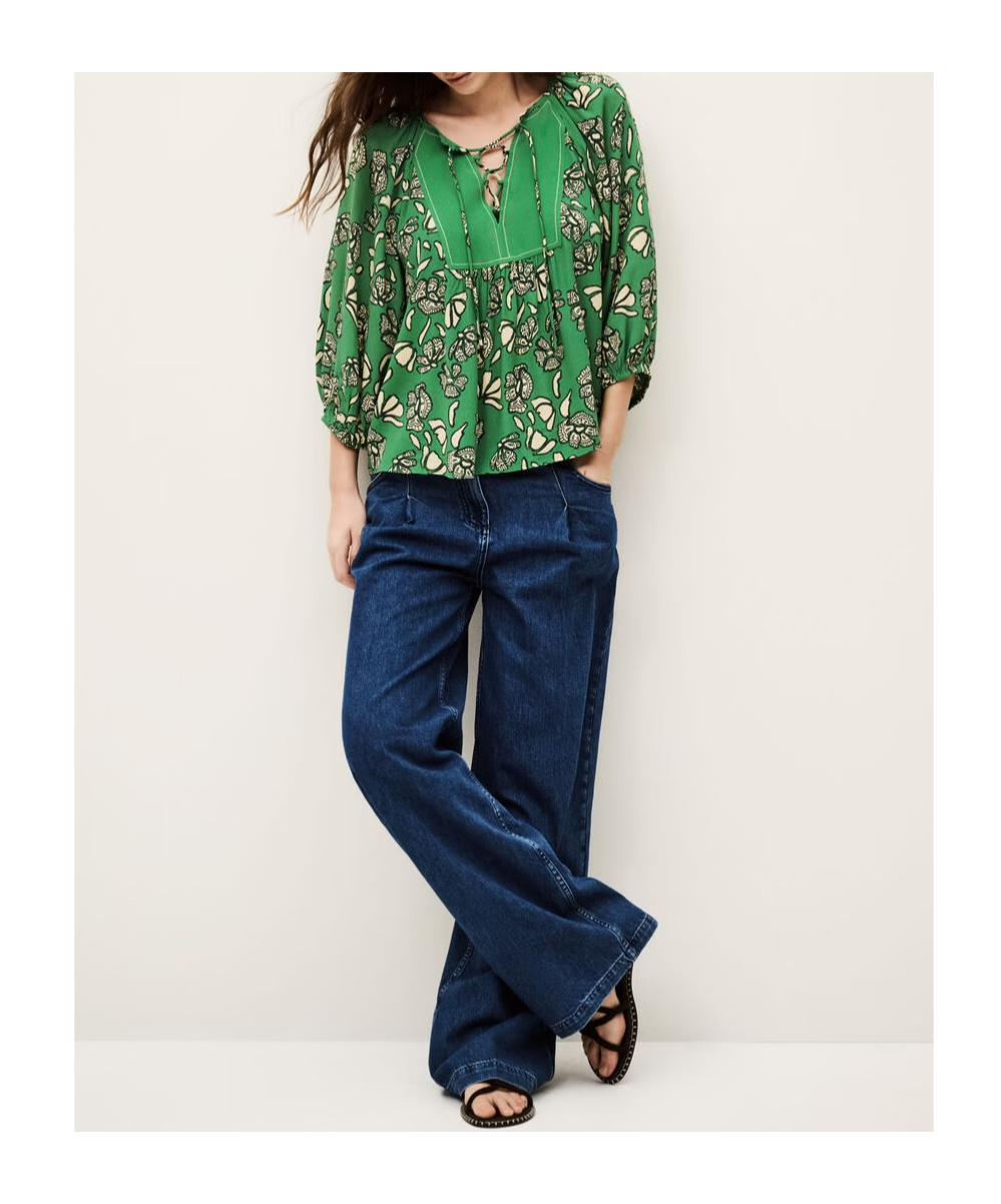 Bash Aura Blouse In Green