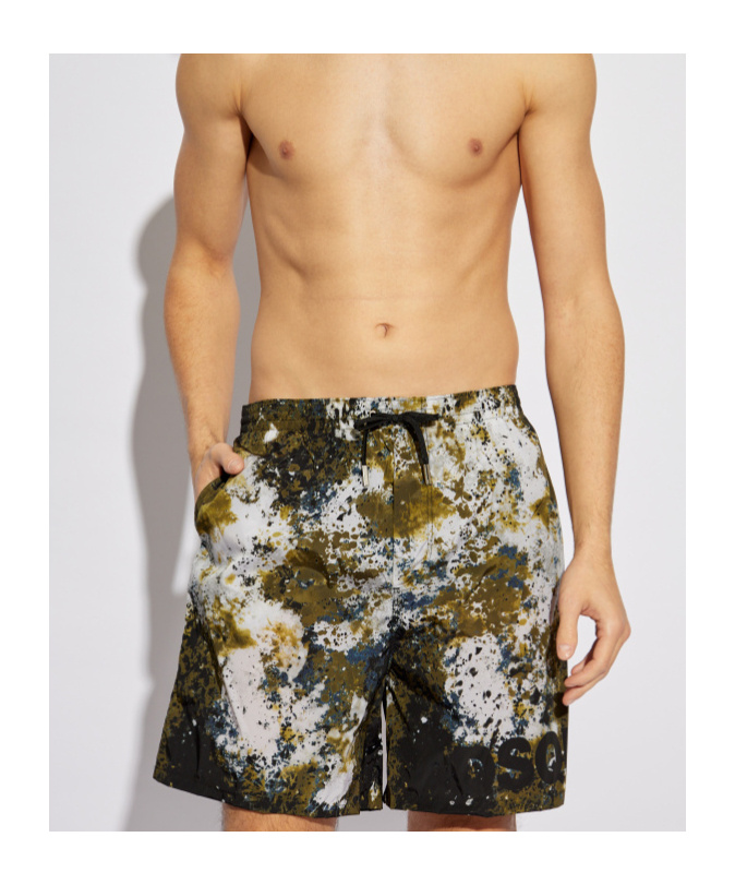 DSQUARED2 DRAWLINE SWIMMING TRUNKS
