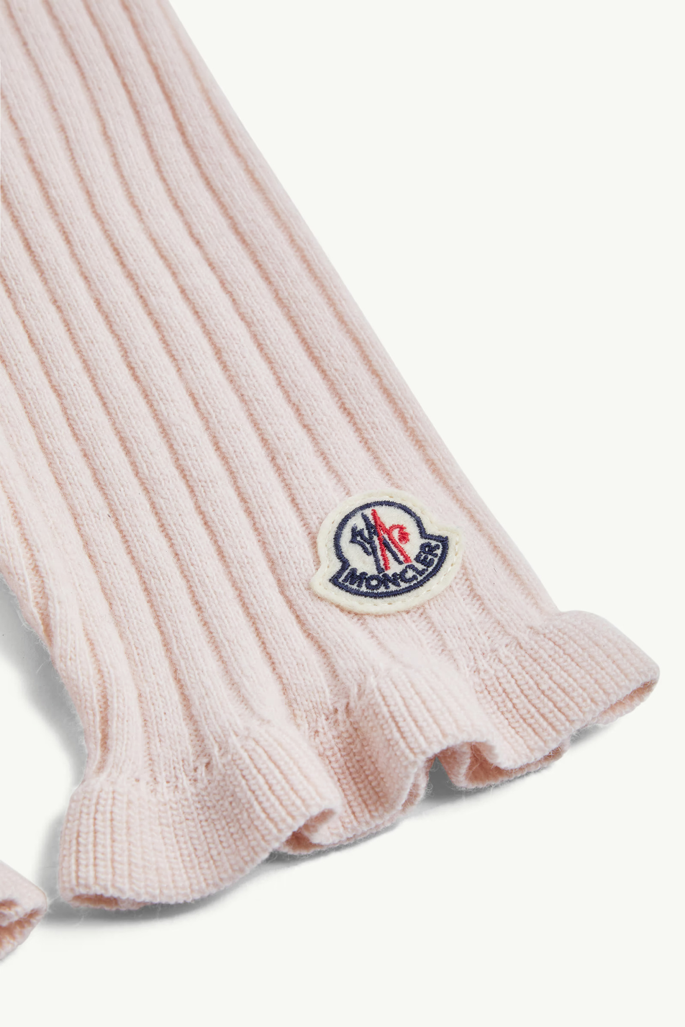 Moncler Ruffle Sweater Set In Pink