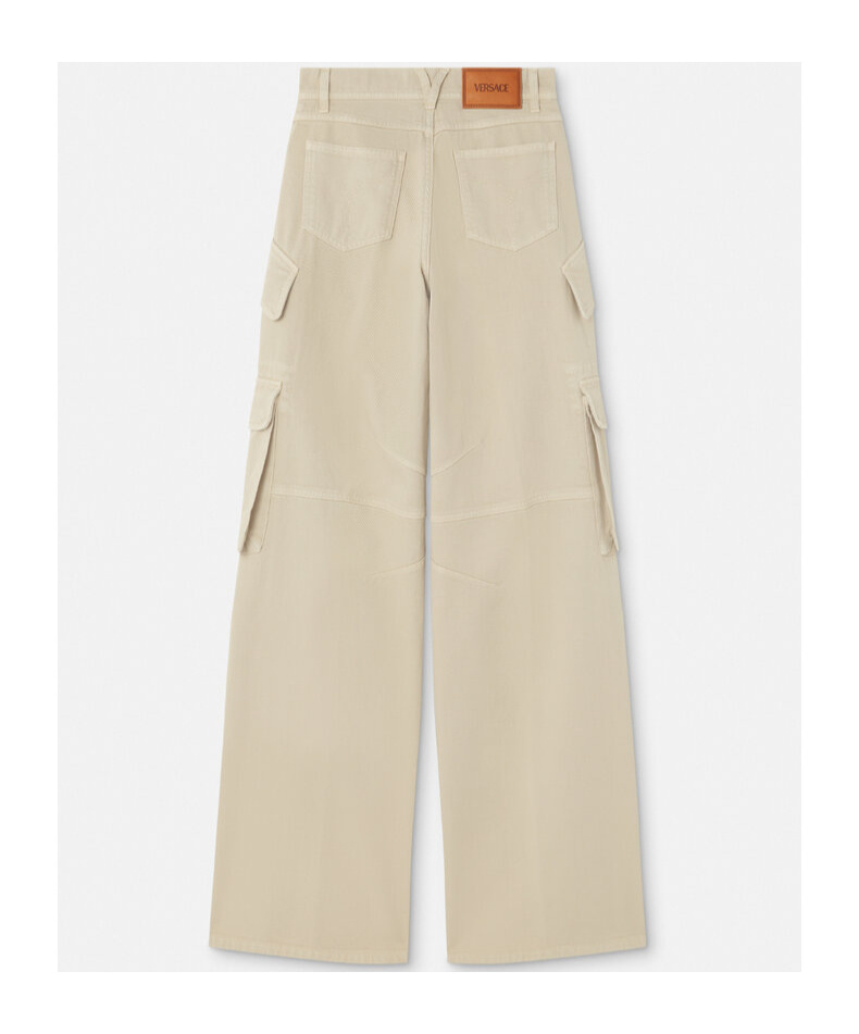 VERSACE COTTON CARGO JEANS