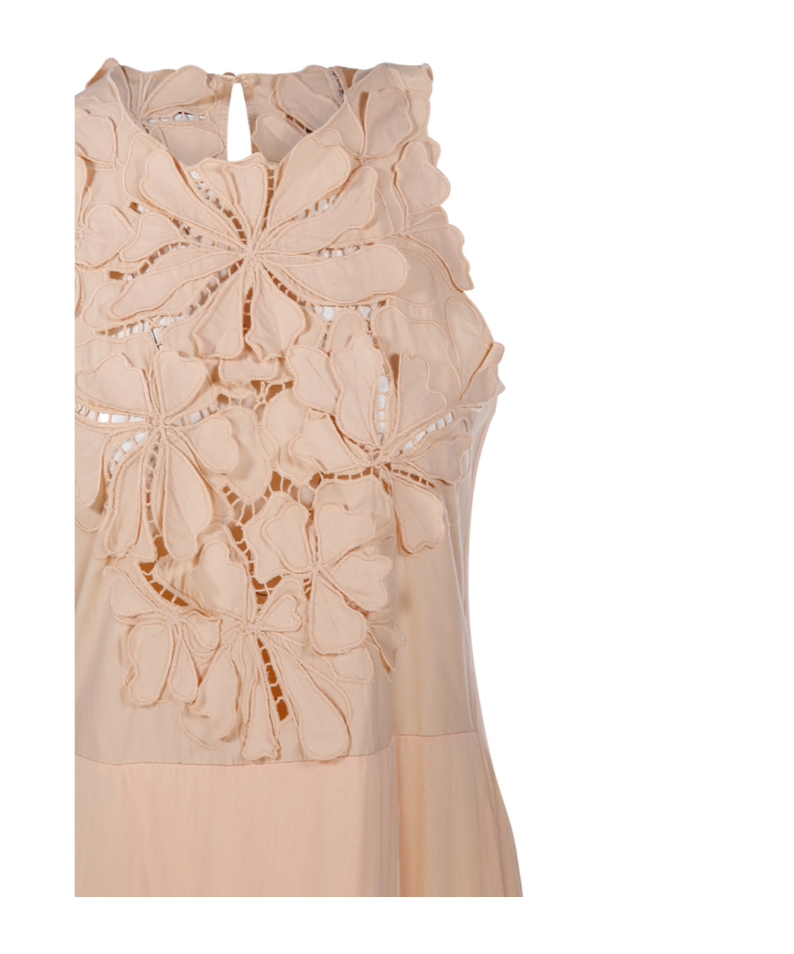 Shop Forte Forte Sleeveless Dress In Cipria