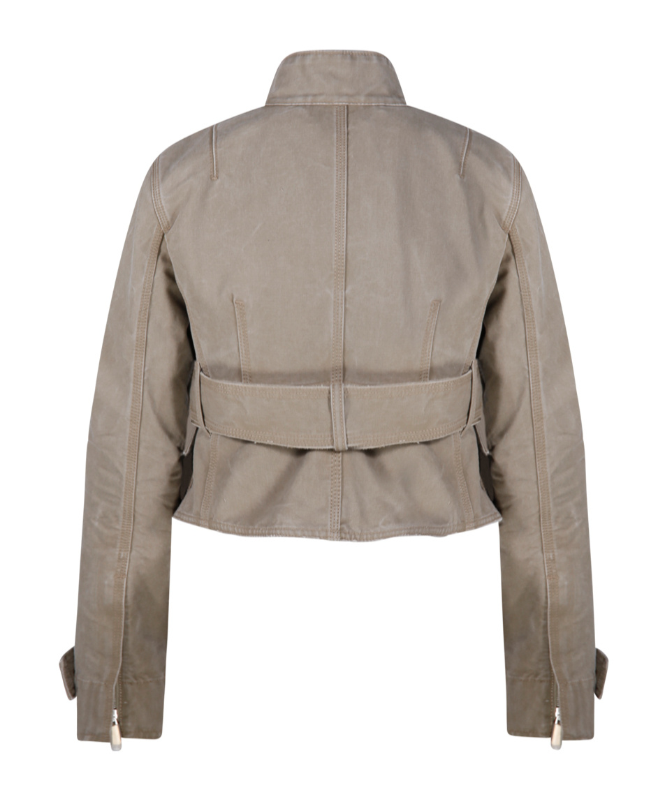 BURBERRY B CREST COTTON JACKET