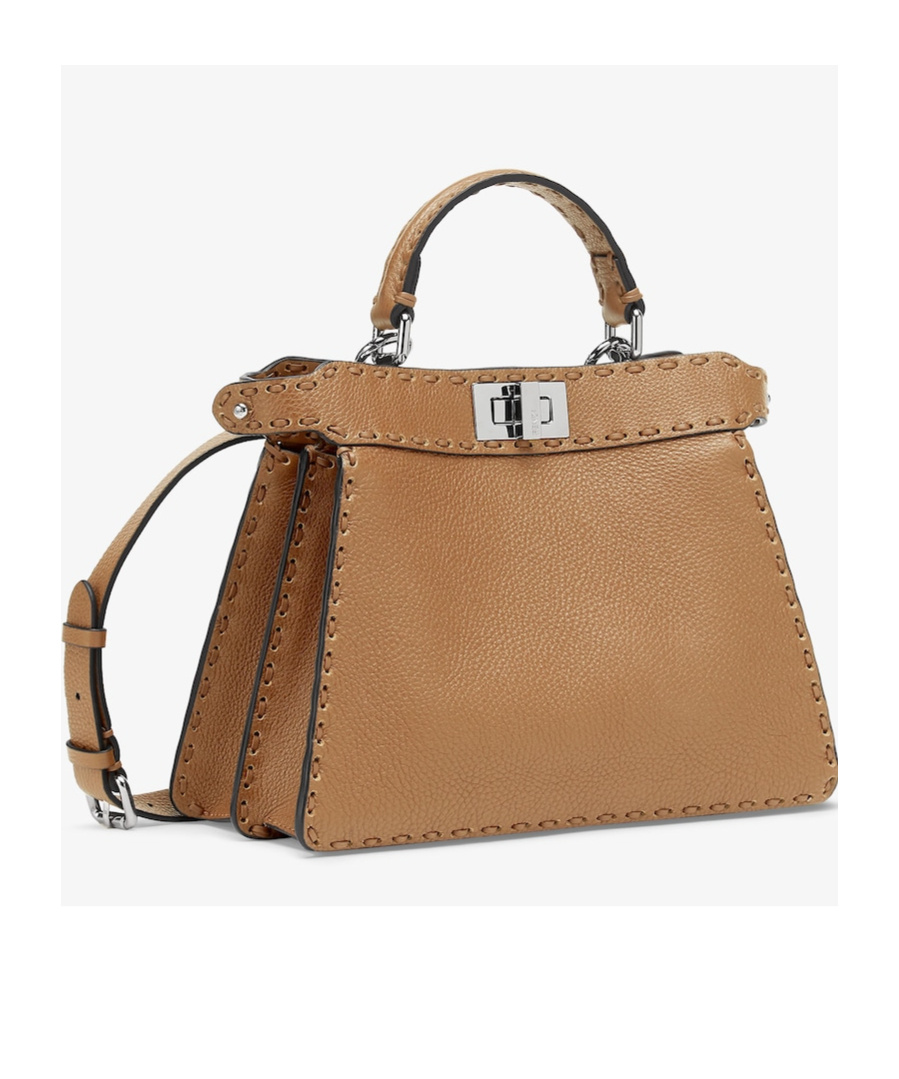 Fendi Peekaboo Iseeu Petite Tote Bag In Brown