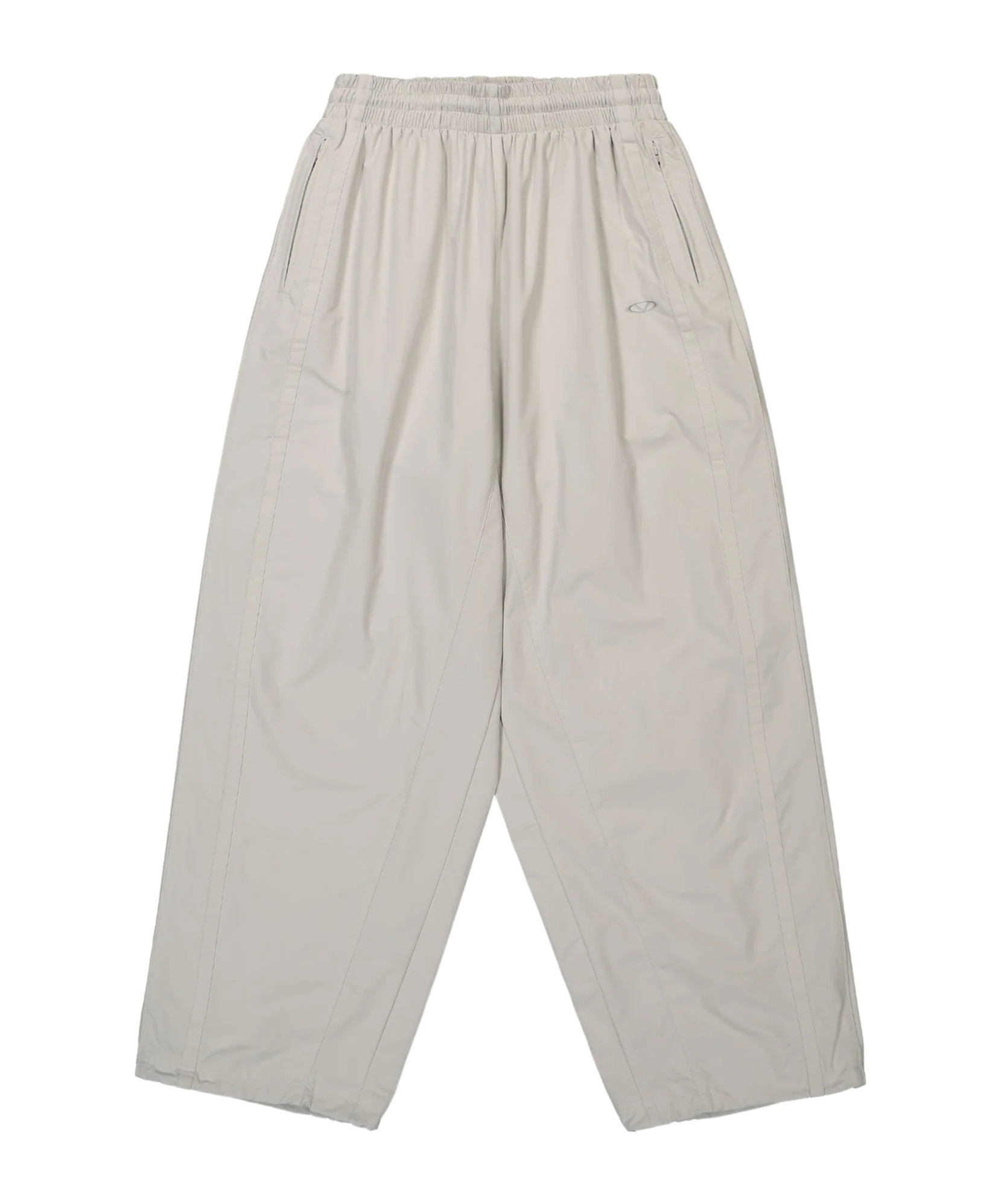 Vetements Oval Logo Tracksuit Pants In Gray