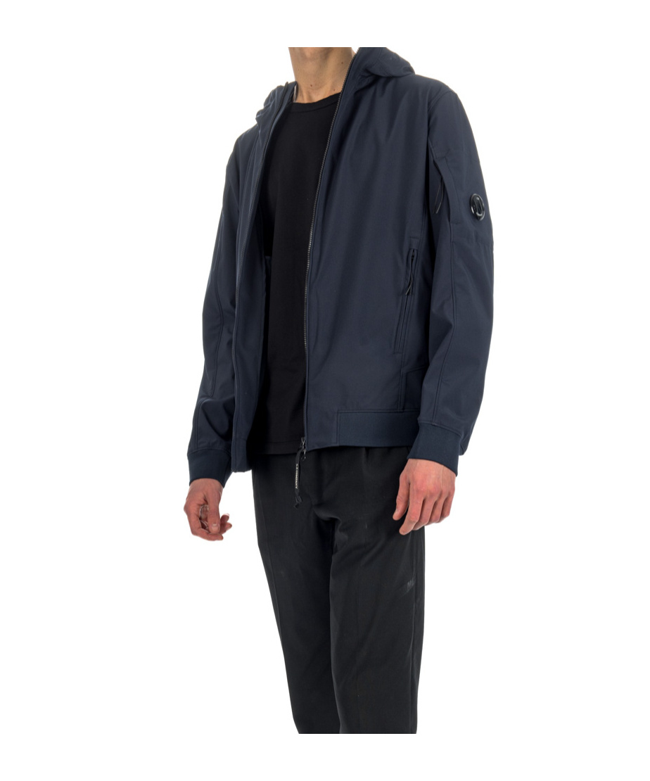 C.p. Company Long-sleeved Casual Jacket In Black