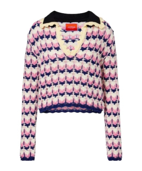 La Doublej V-neck Sweater In Brown