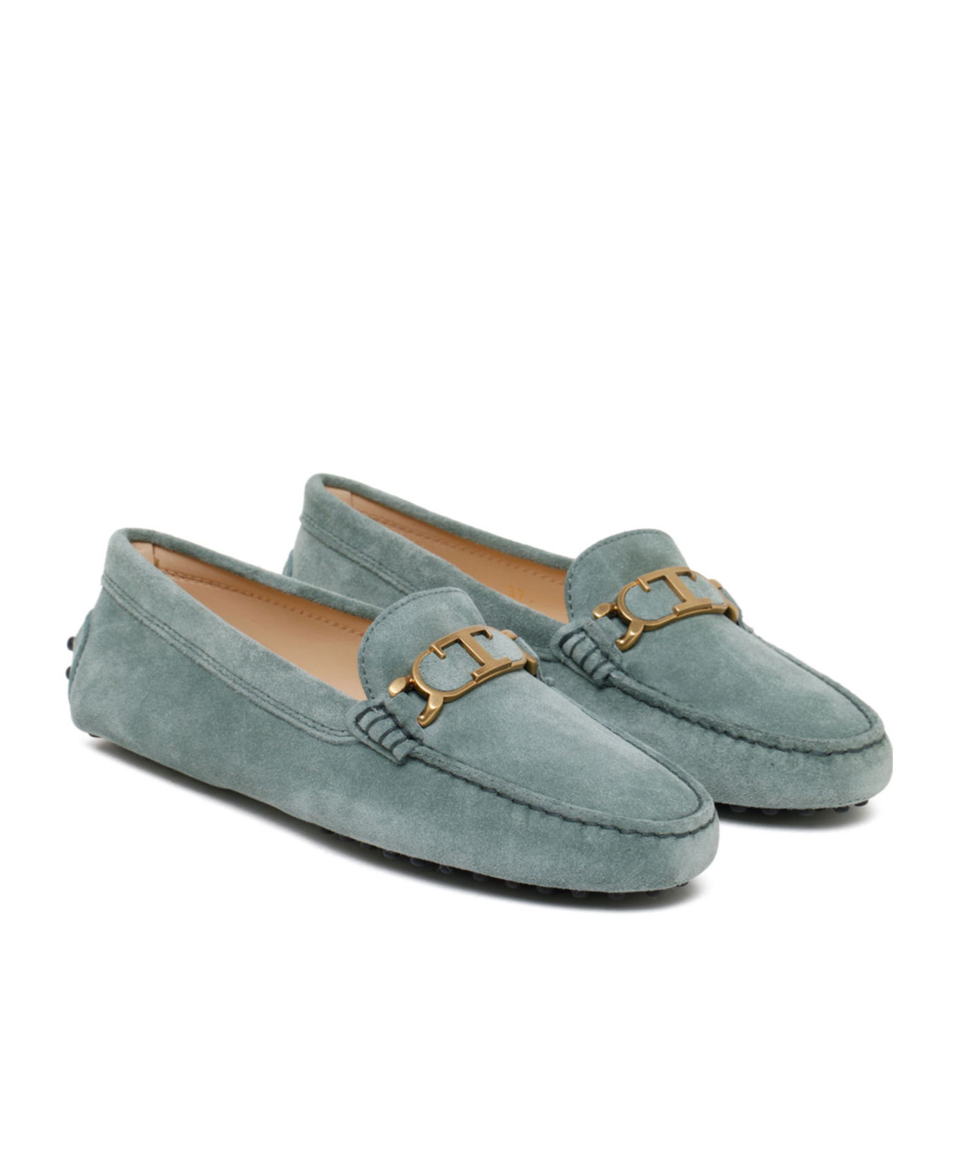 Tod's Flat-bottomed Happy Shoes In Green