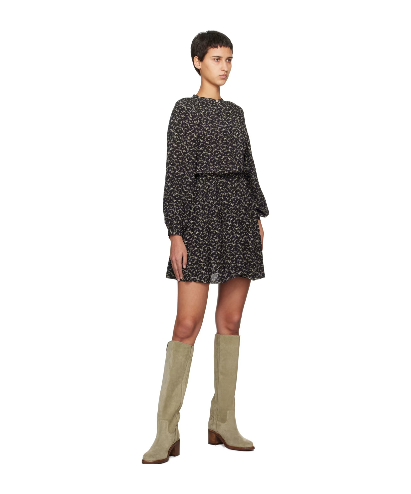 Shop Isabel Marant Étoile Amandine Dress In Black