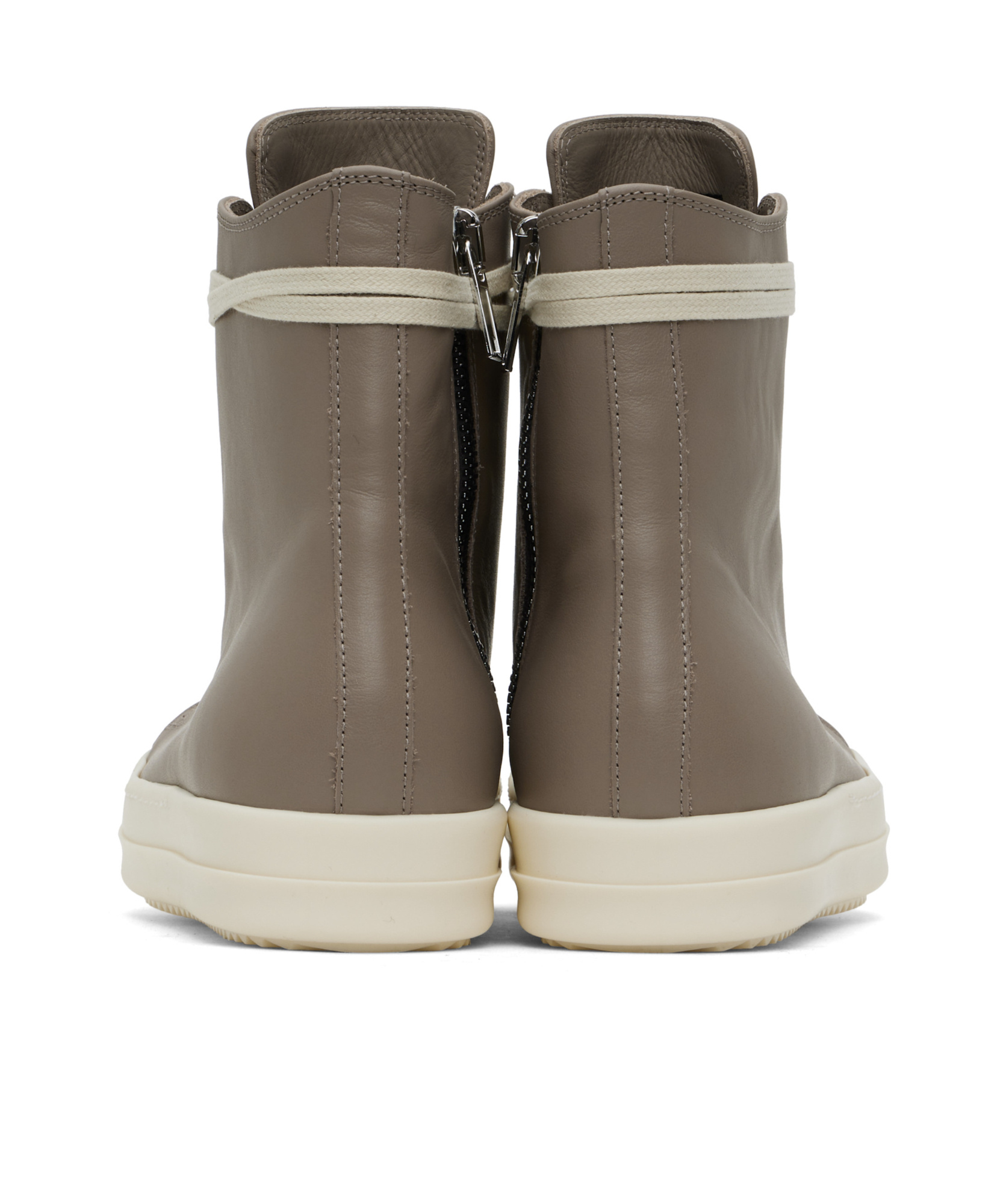 Rick Owens Hi-top Sneakers In Green