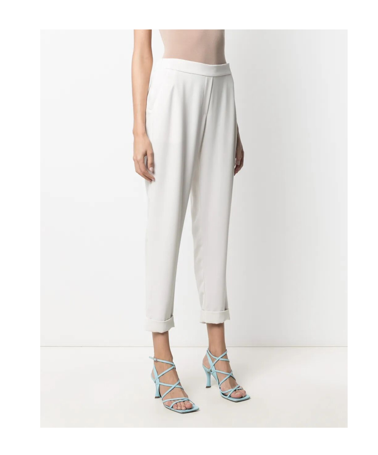 Shop P.a.r.o.s.h High-waist Crêpe Trousers